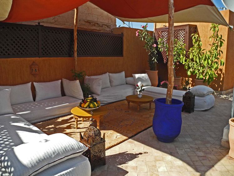 An interview with Linda Lyons who has a riad in Marrakech, Morocco