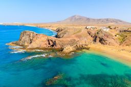 Enjoy the winter sun on amazing beaches across Lanzarote's coastline