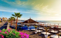 Beach view of Costa Adeje, southern Tenerife