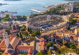 Amphitheatre in Pula dating back to Roman times