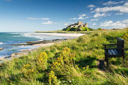 The coast of Northumberland