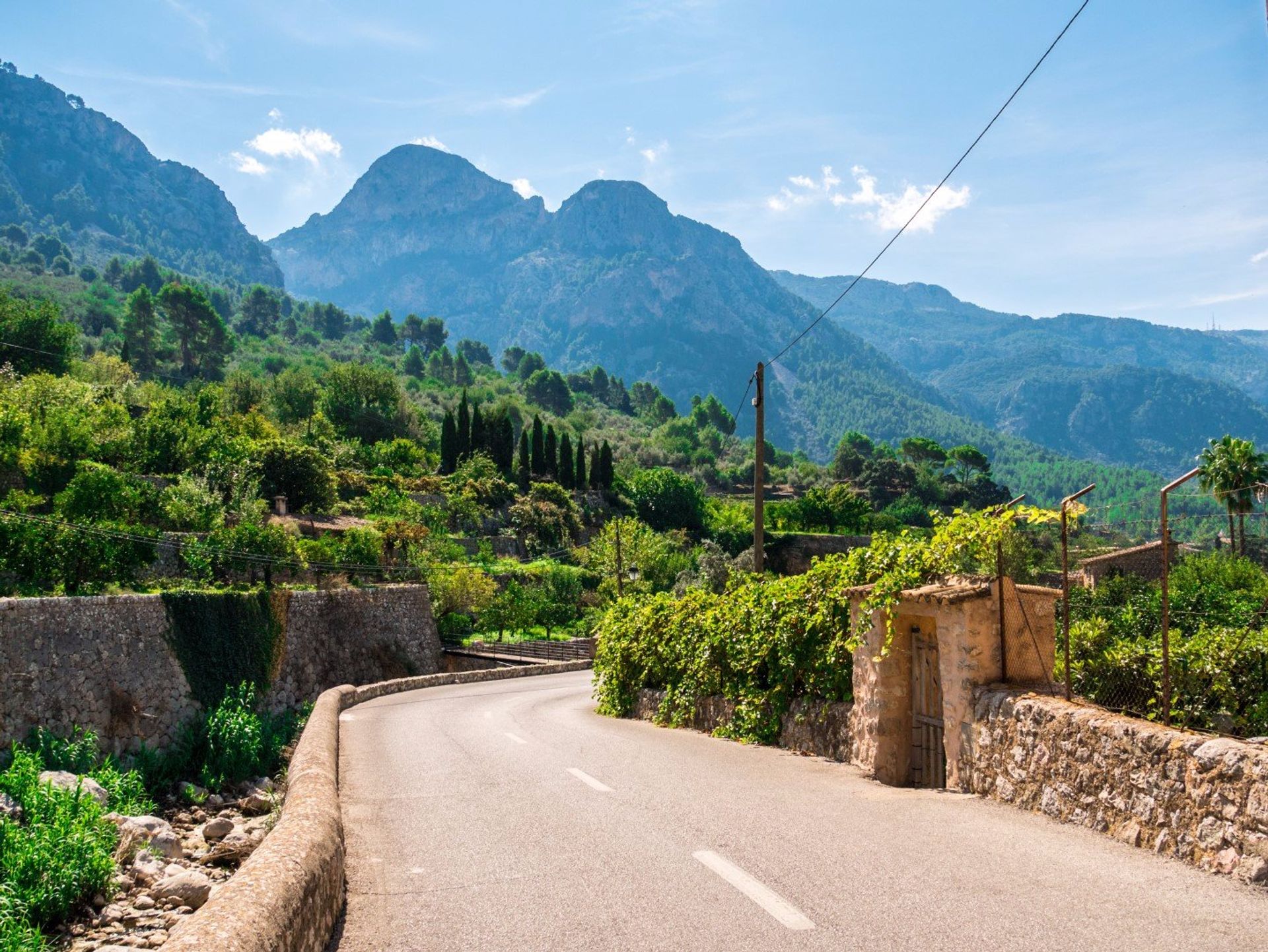 The narrow winding roads around Sóller and Port de Sóller - perfect for cycling