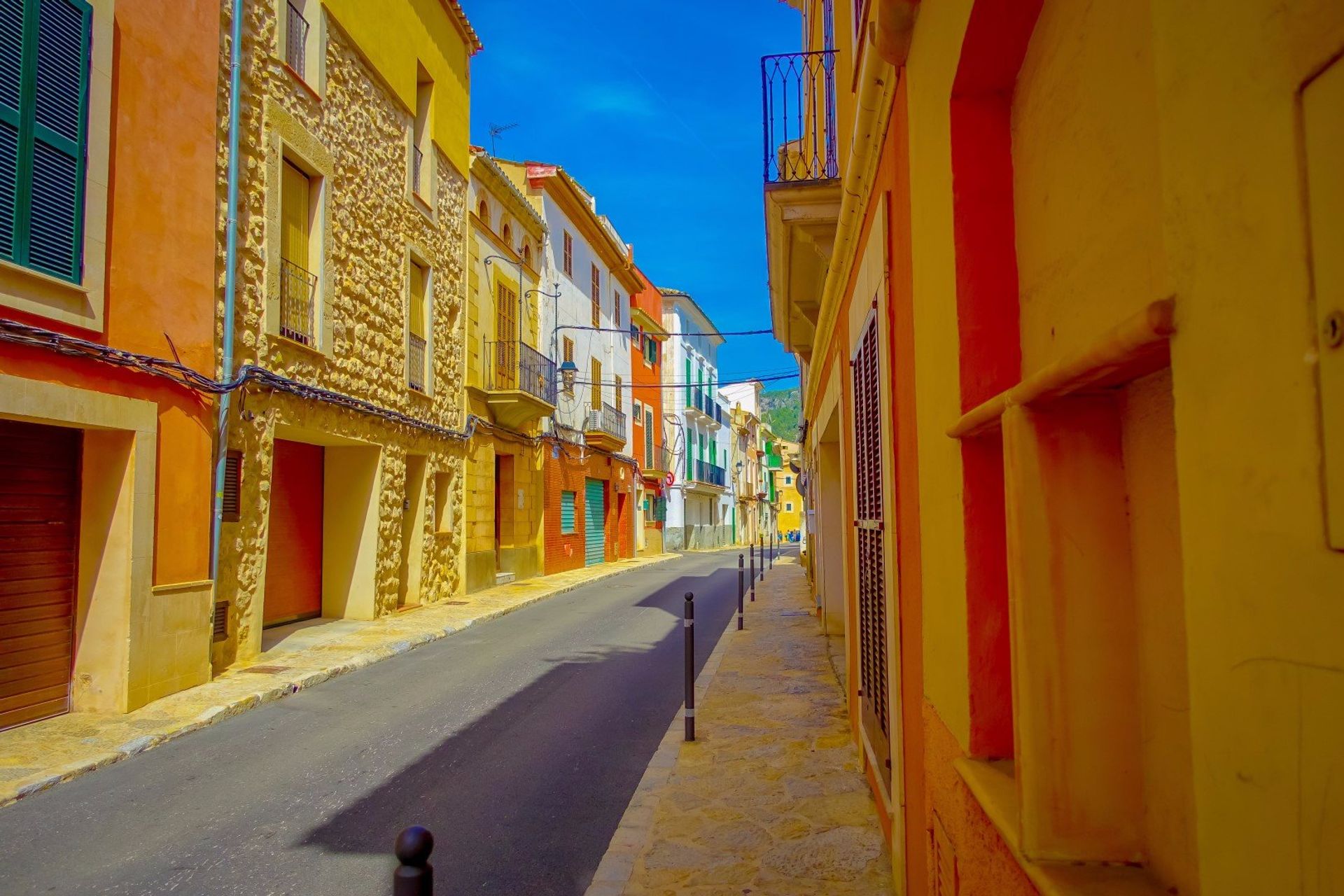 The colourful back streets of Andratx
