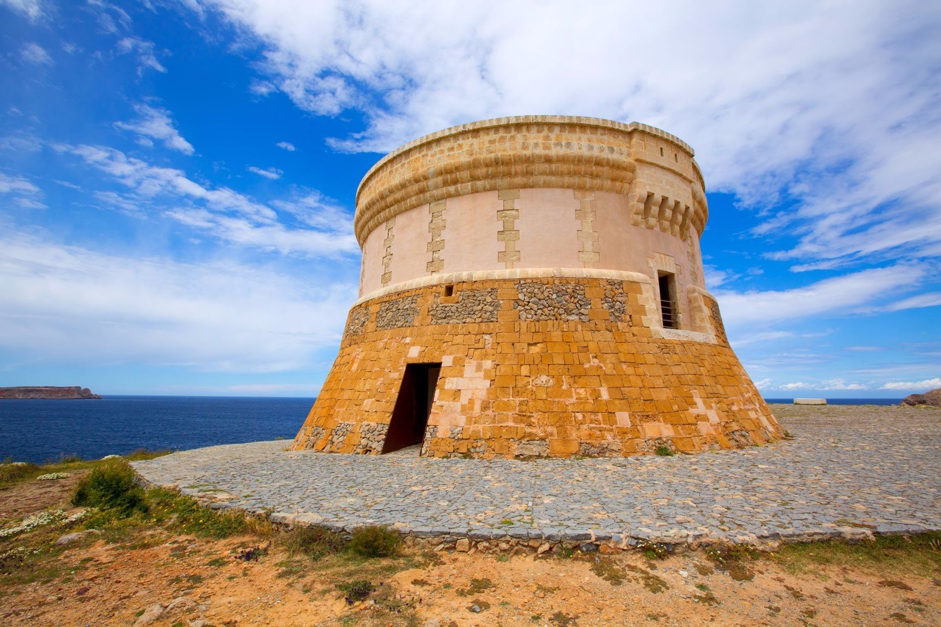 Fornells Tower on Menorca's northern coast - built under British rule during the 19th Century