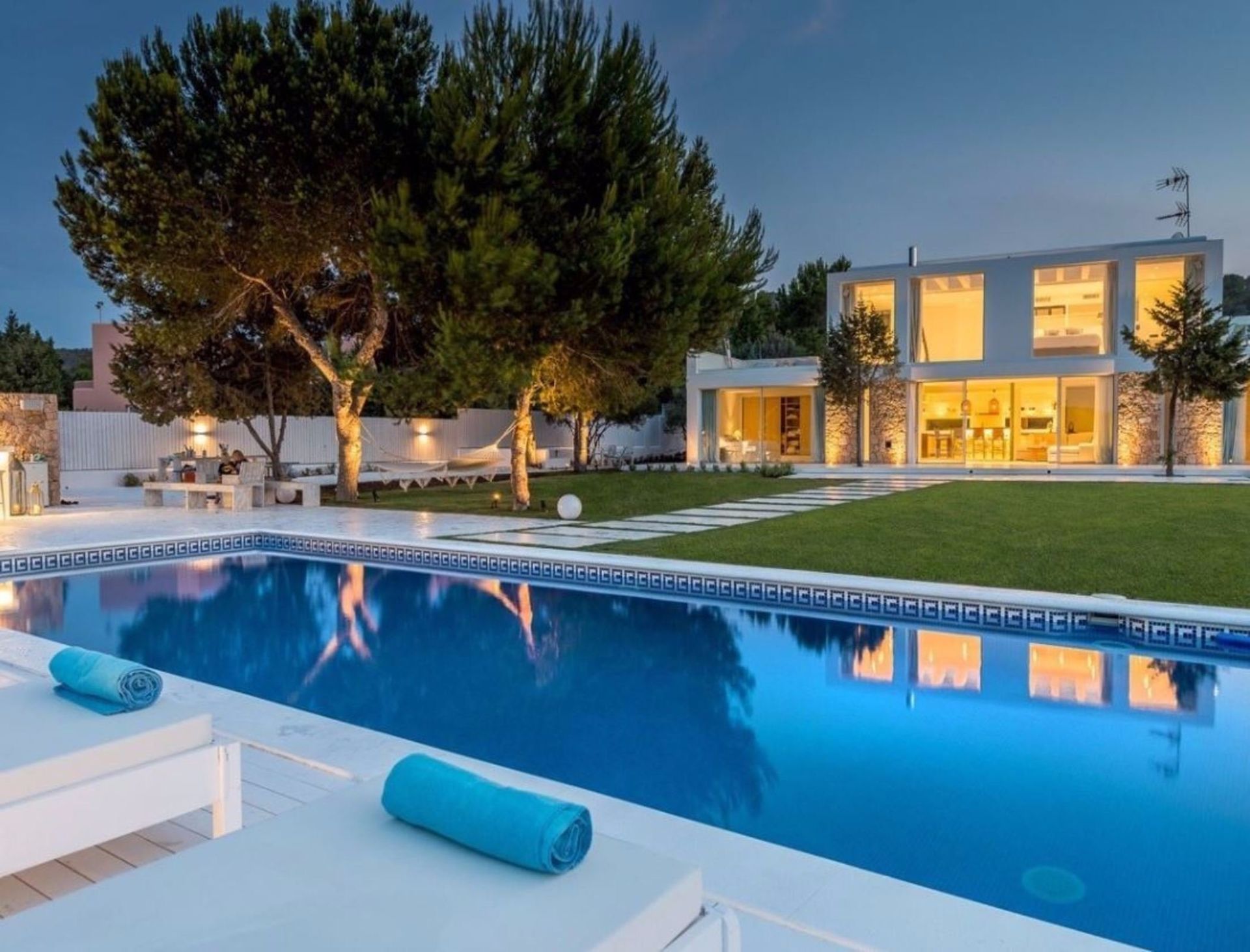 A luxury five bedroom apartment in Ibiza