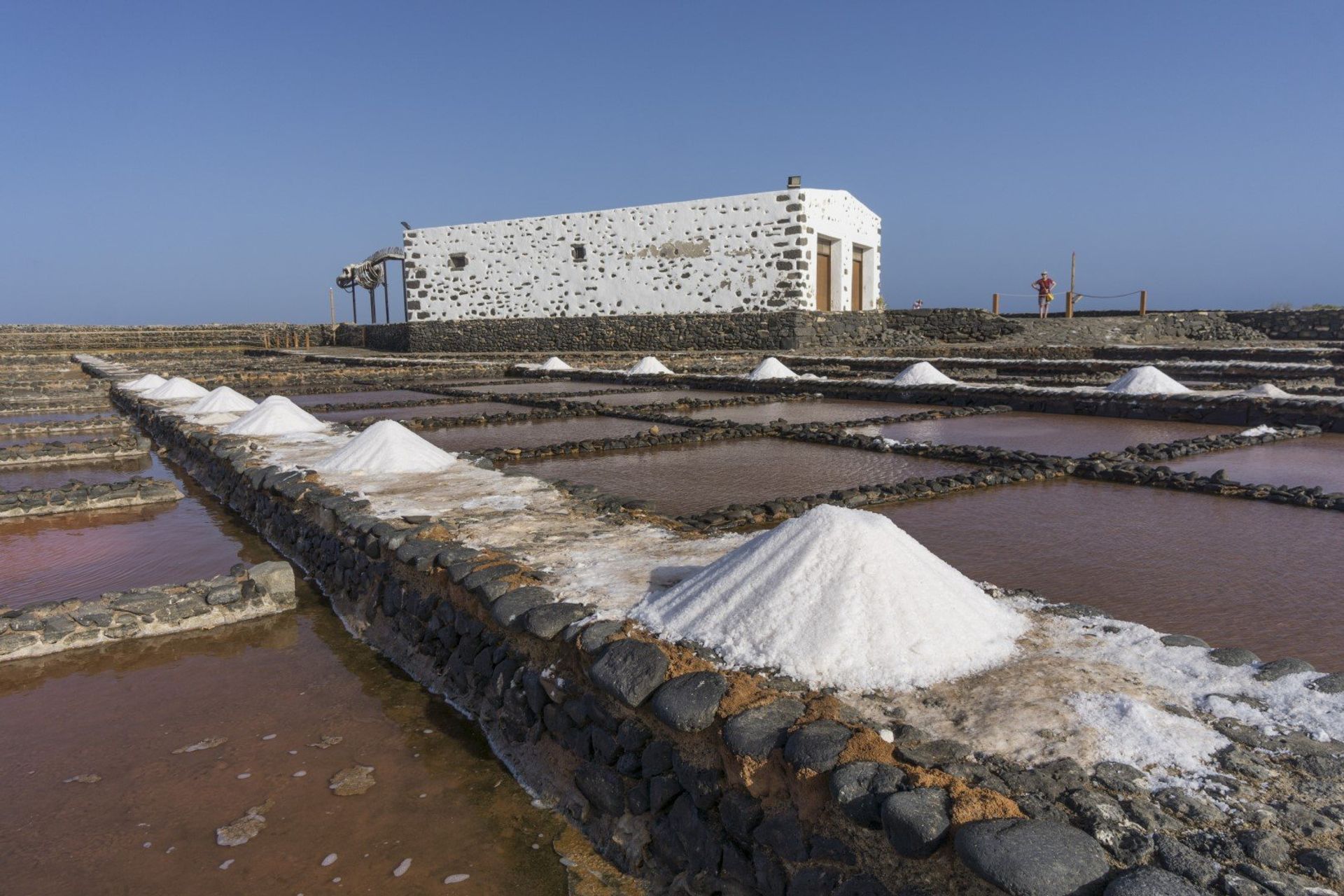 The Salt Museum at the entrance of the small fishing village of Salinas del Carmen