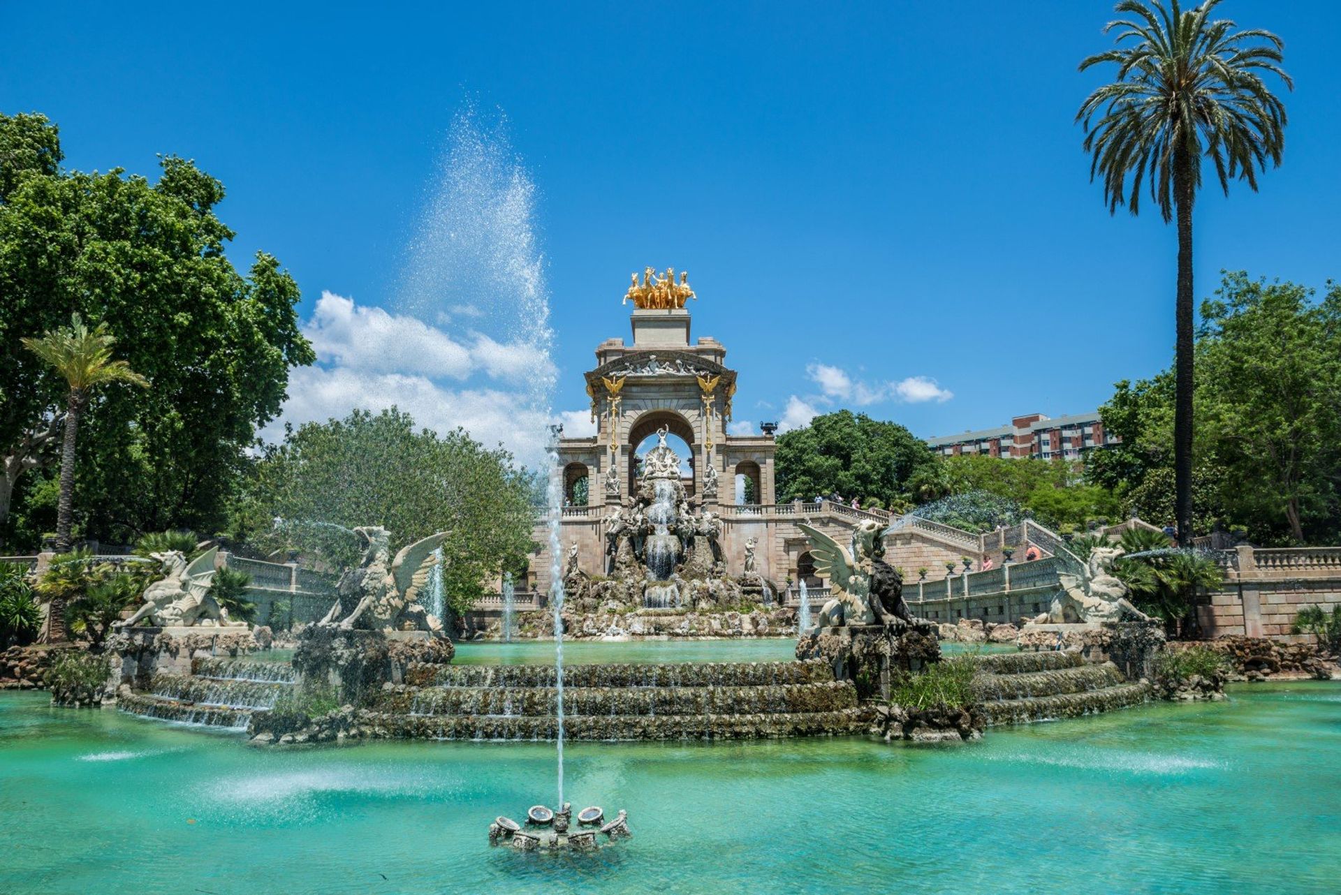 Parc de la Cuitadella's fountain, on the northeastern edge of Ciutat Vella