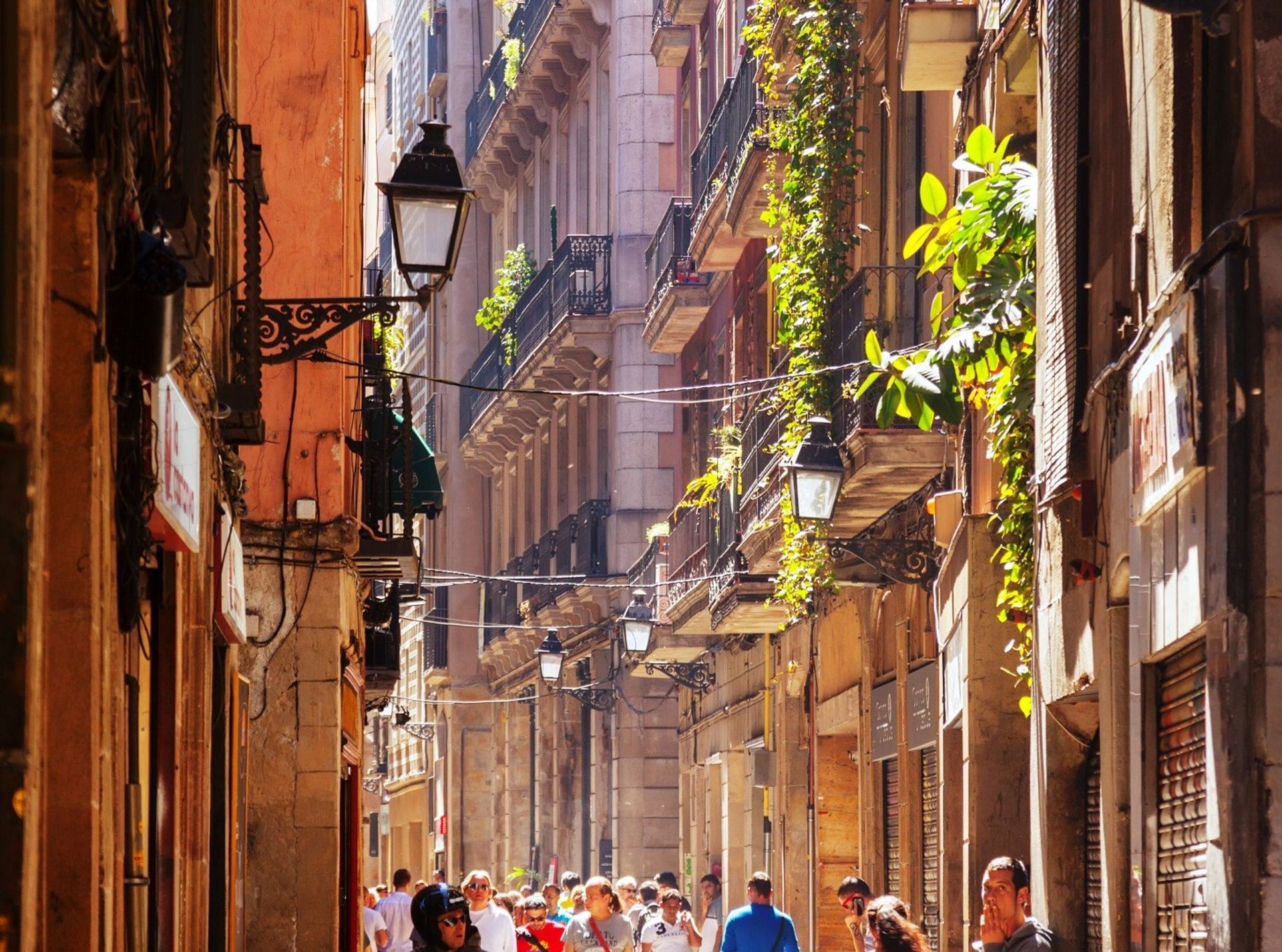 Barcelona's sun-drenched streets