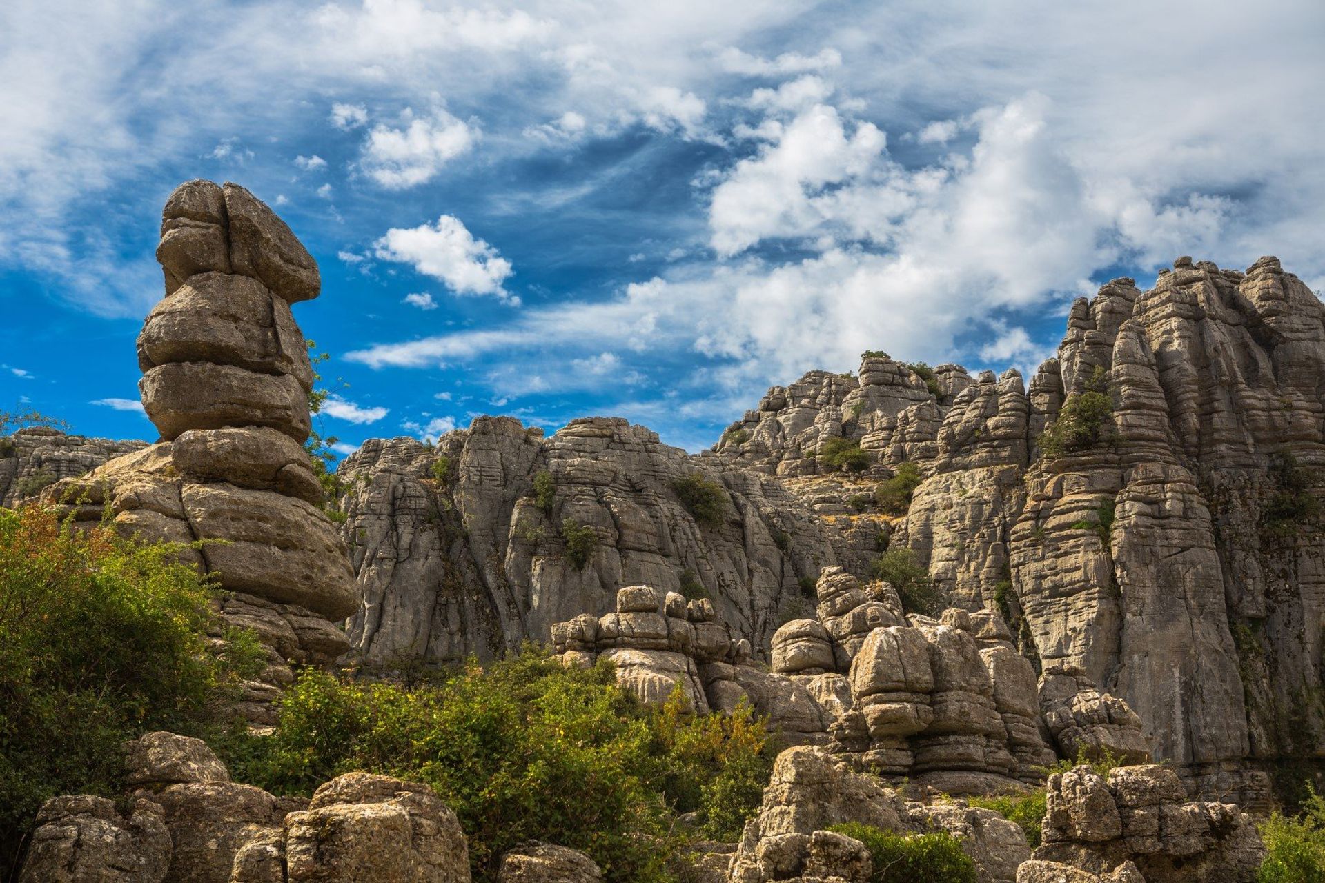 El Torcal Nature Reserve in Antequera, near Malaga is a UNESCO World Heritage Site