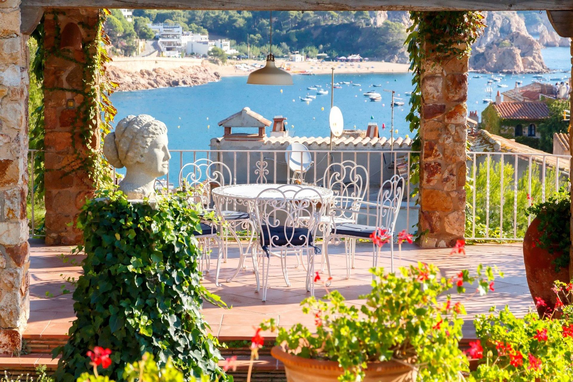 Stunning views of Tossa Del Mar's coast on the Costa Brava