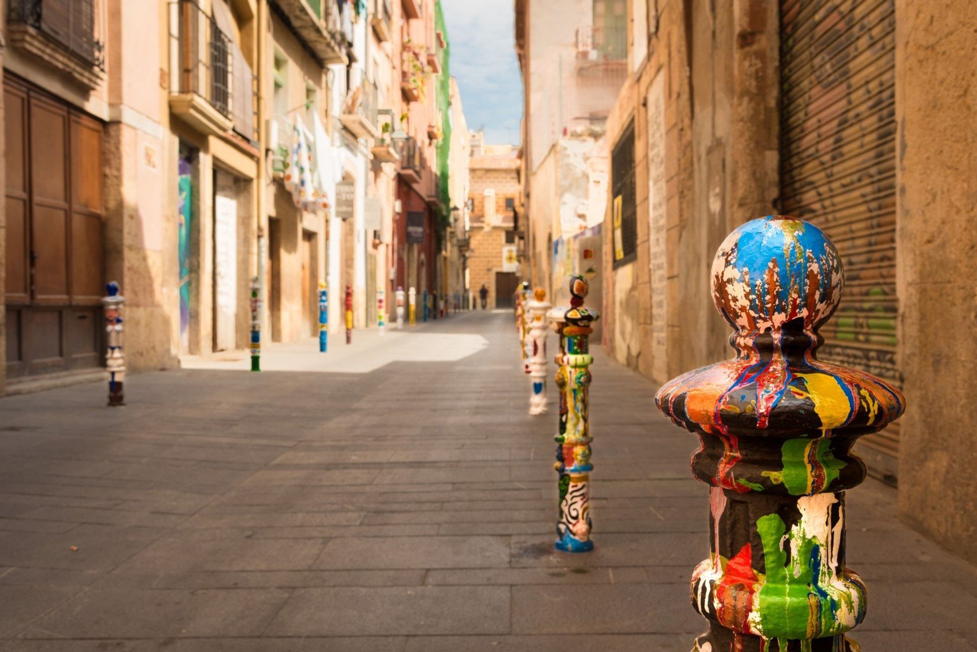 One of Tarragona's colourful old streets