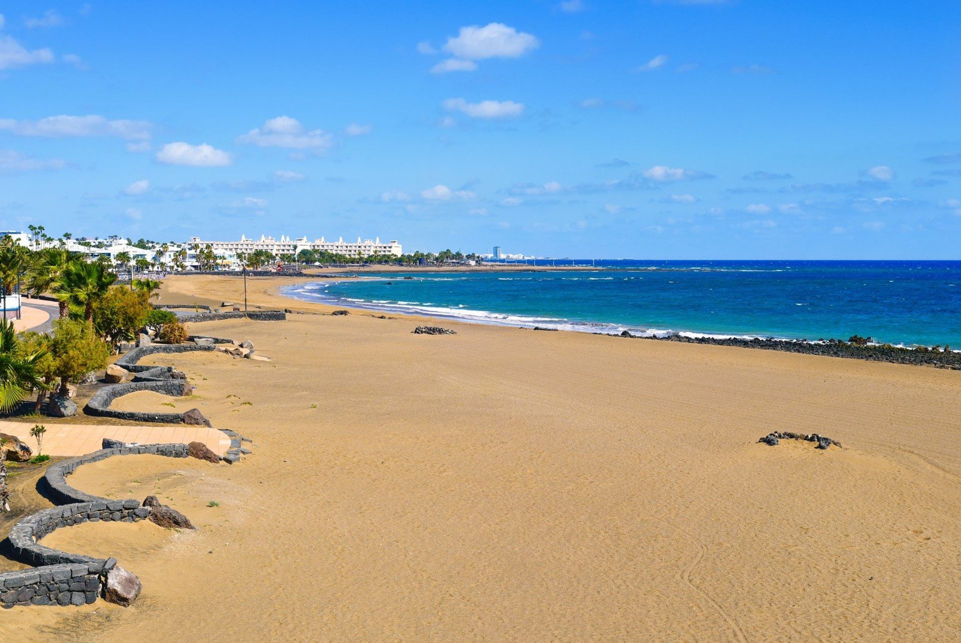 Matagorda beach is part of a trio of Blue Flag beaches around Puerto Del Carmen