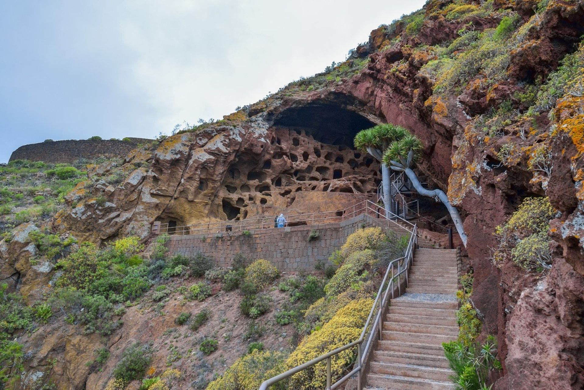 The archaeological site of the Cenobio de Valeron Caves, eastern Grand Canaria