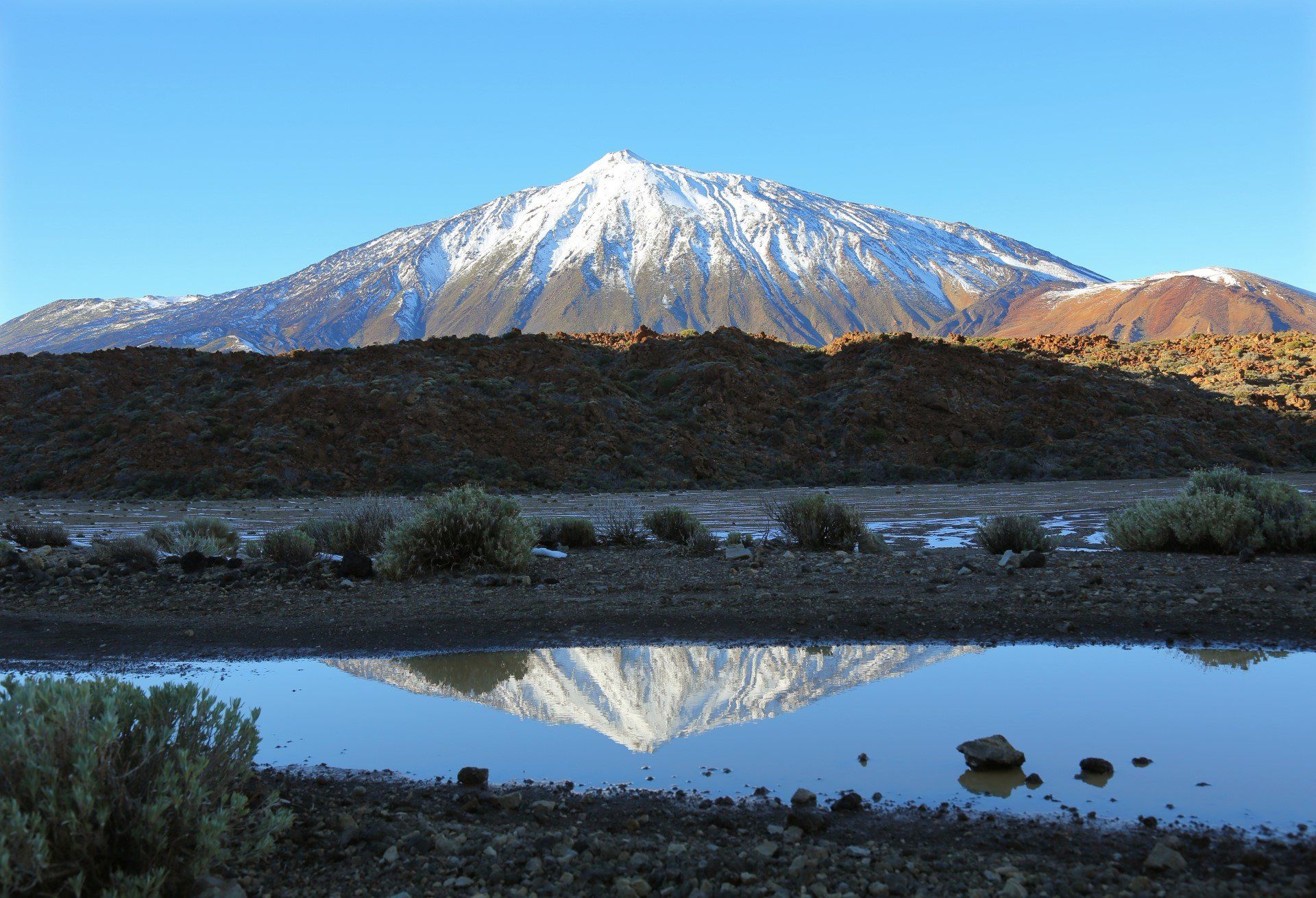 The magnicficent, towering volcano of Teide in Tenerife