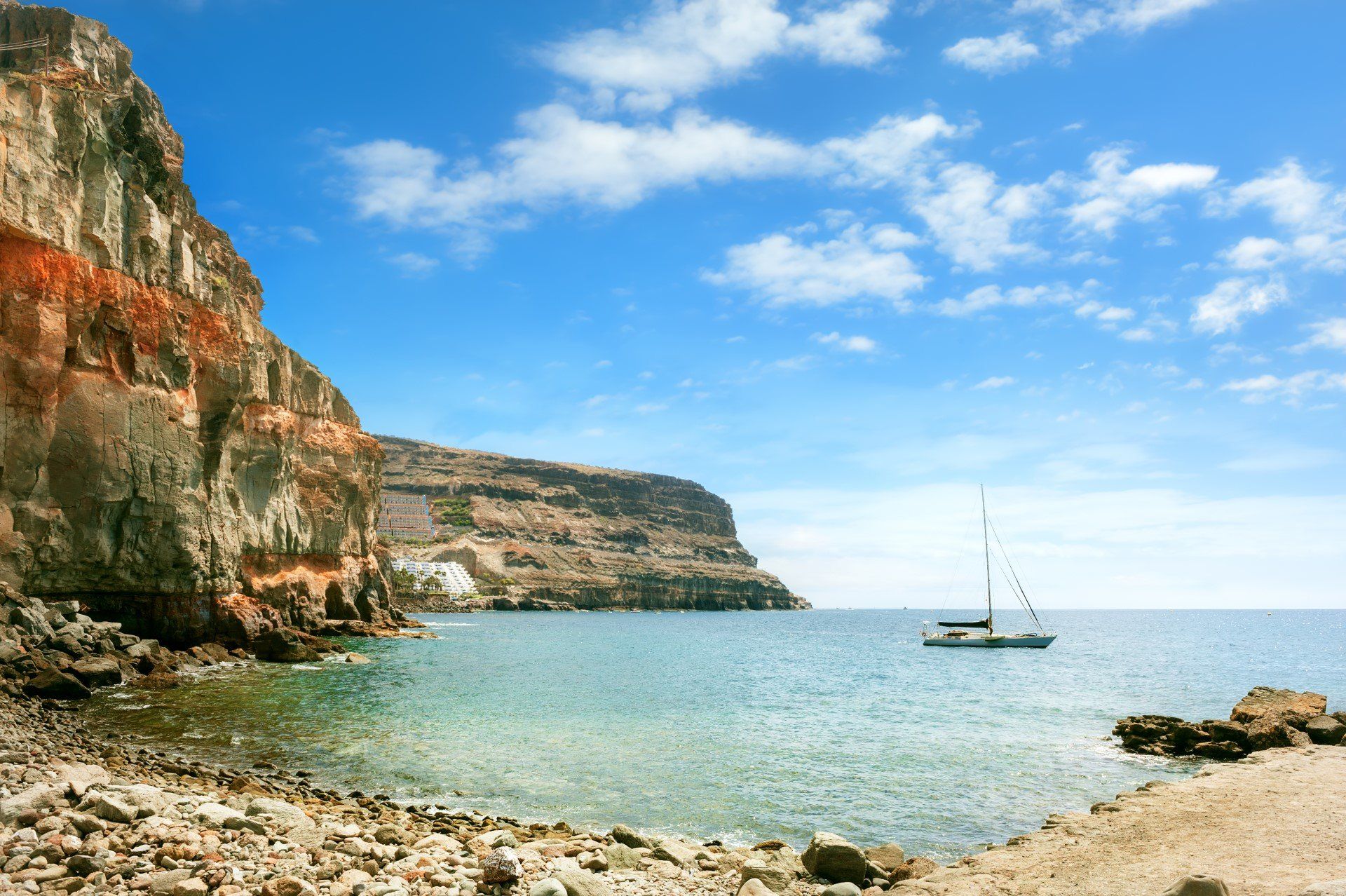 The tranquil resort of Puerto de Mogan, southwest Gran Canaria