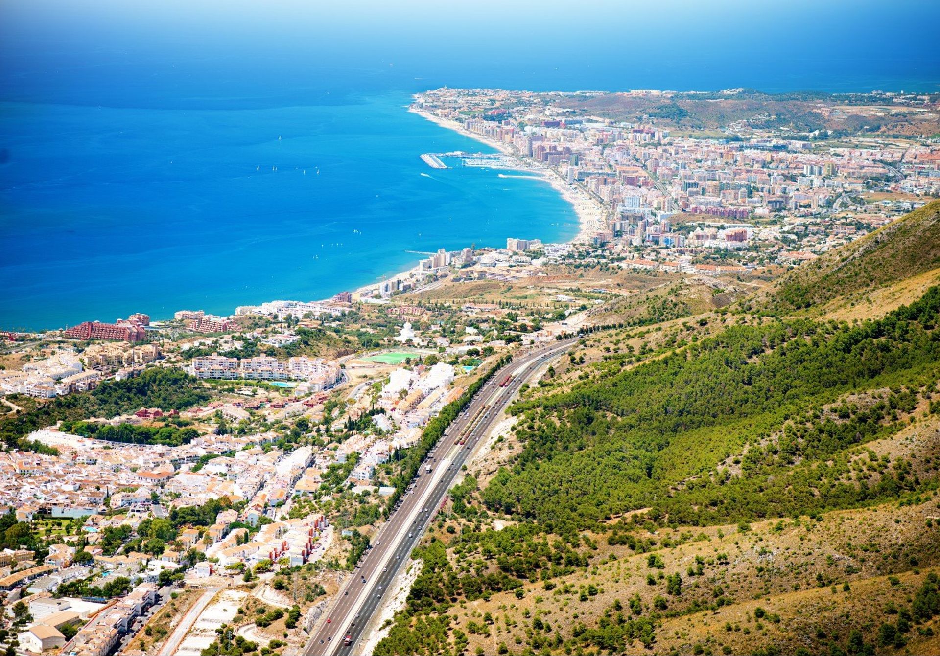 The Costa del Sol, also known as The Golden Mile. Take the 7.5km long scenic walk from Marbella to Puerto Banus