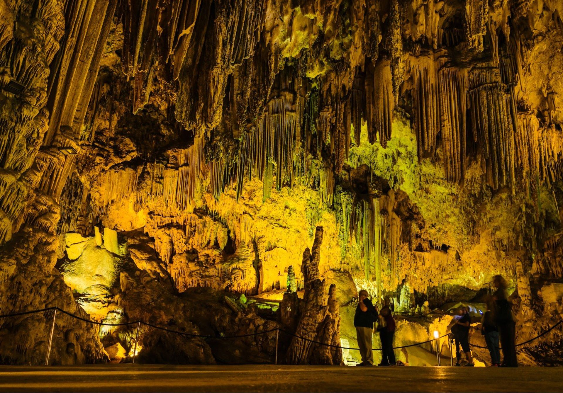 The mysterious Nerja caves, a 50-minute car ride west from Malaga city
