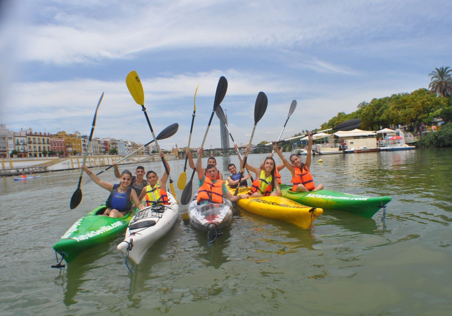 Kayaking and canoeing along the Guadalquivir River is a great way to explore the surrounding landscape and smaller towns