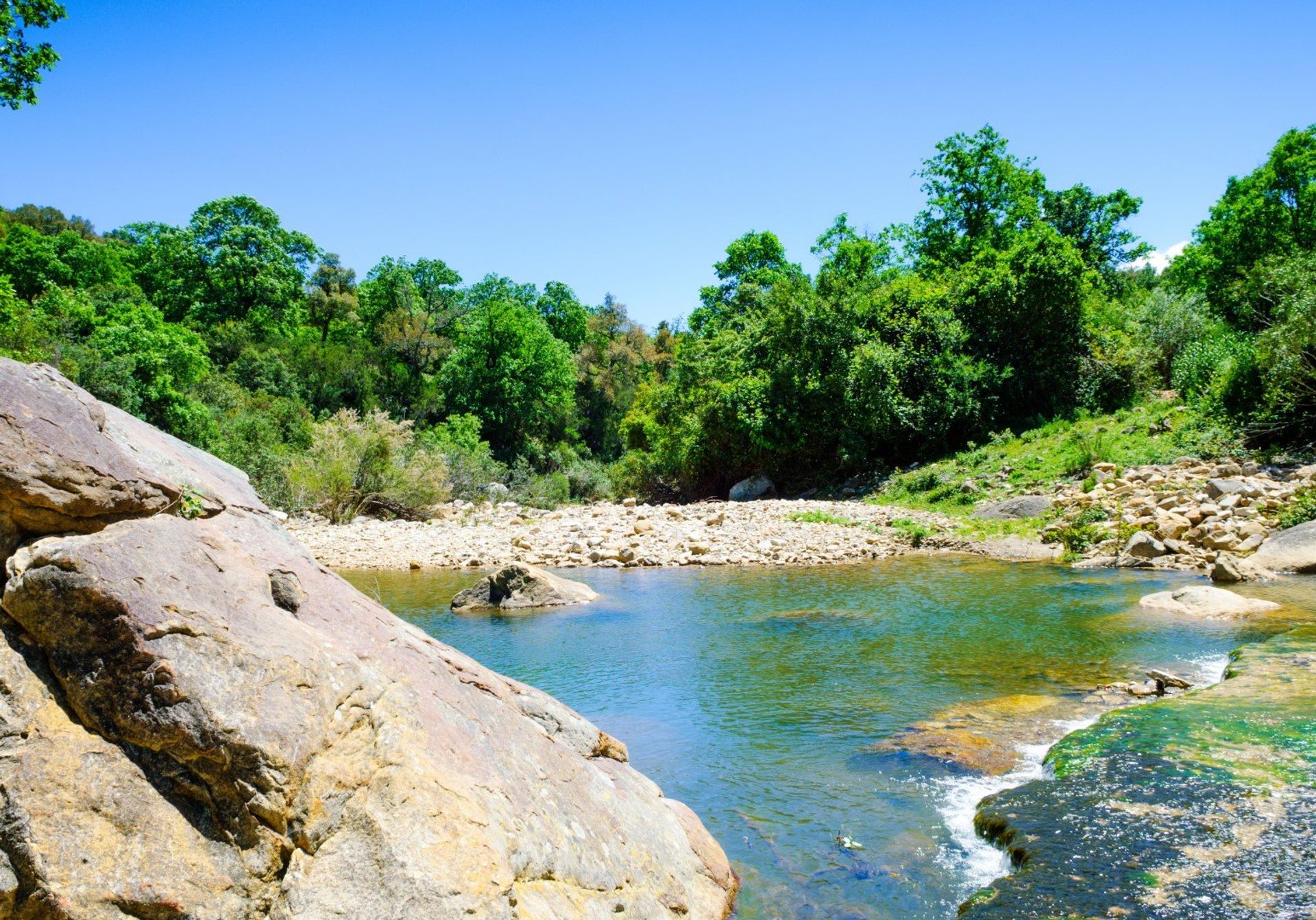 The rivers and brooks of Los Alcornocales Natural Park.