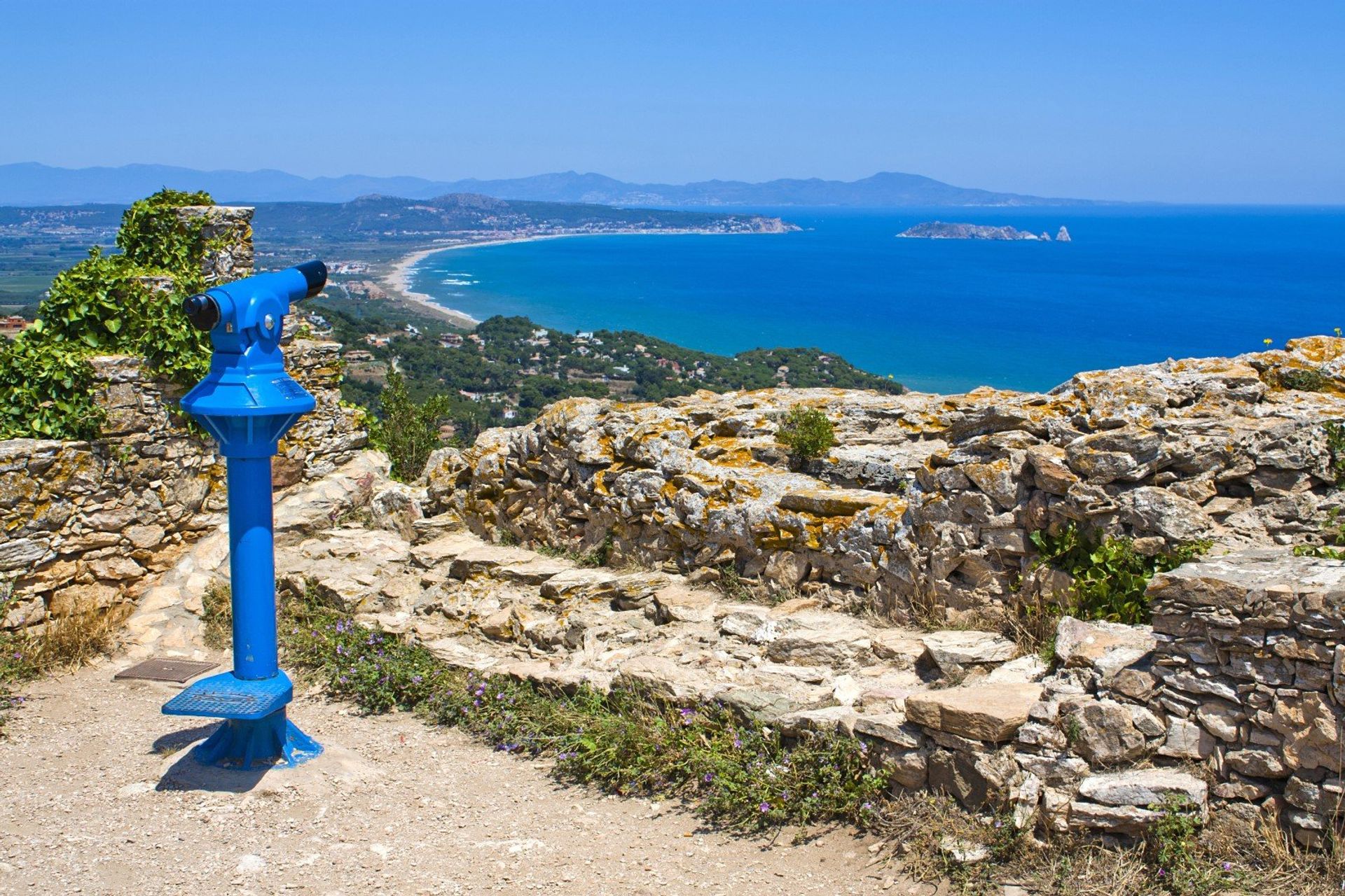 Take in glorious panoramic views across the Mediterranean from hilltop Begur Castle
