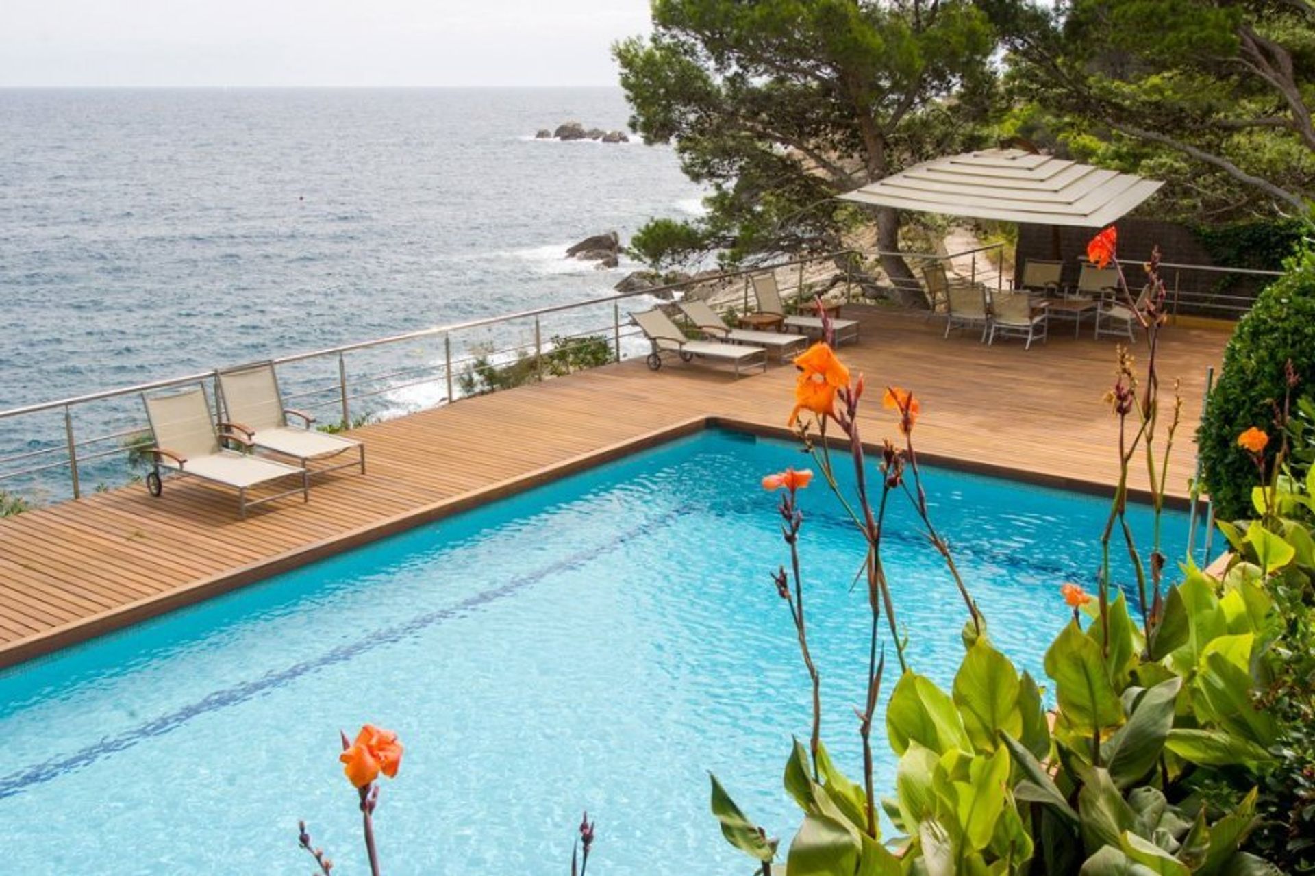 Villa Victoria with its stunning sea views of Sa Tuna beach