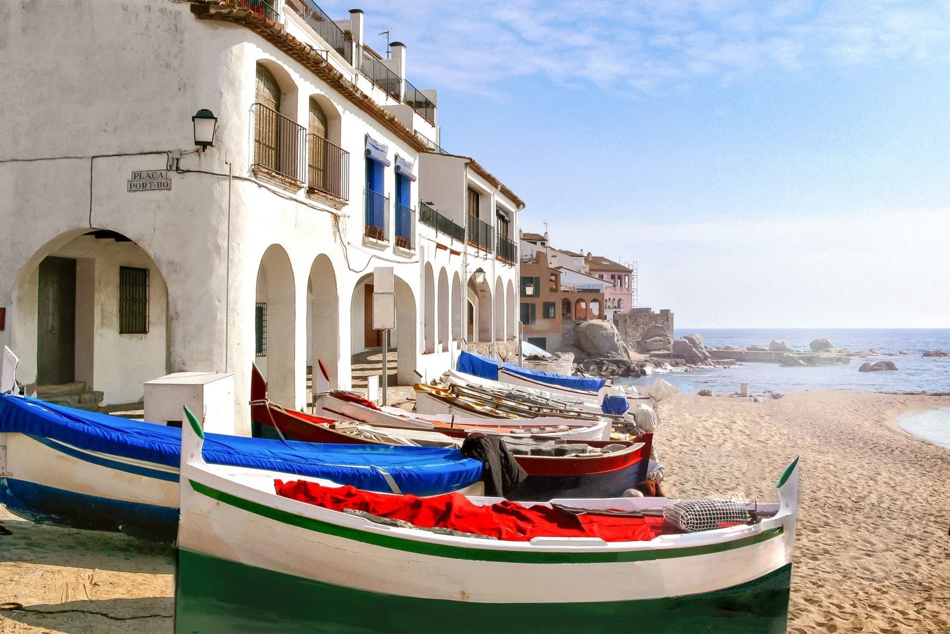 Calella de Palafrugell is known for its authentic fishing village charm, where the coast is lined with traditional fisherman's houses