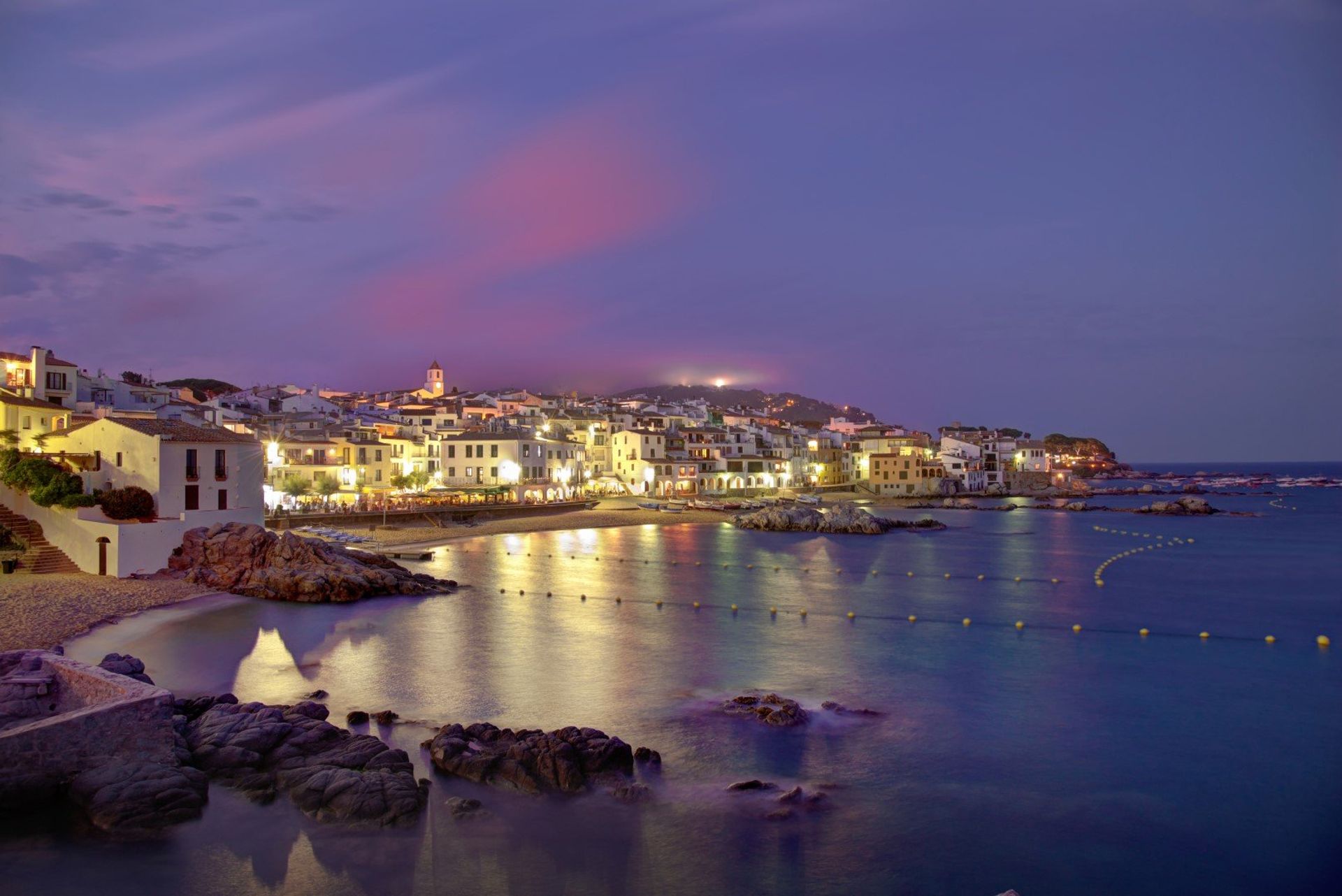 Calella de Palafrugell boasts some beautiful ombre sunsets