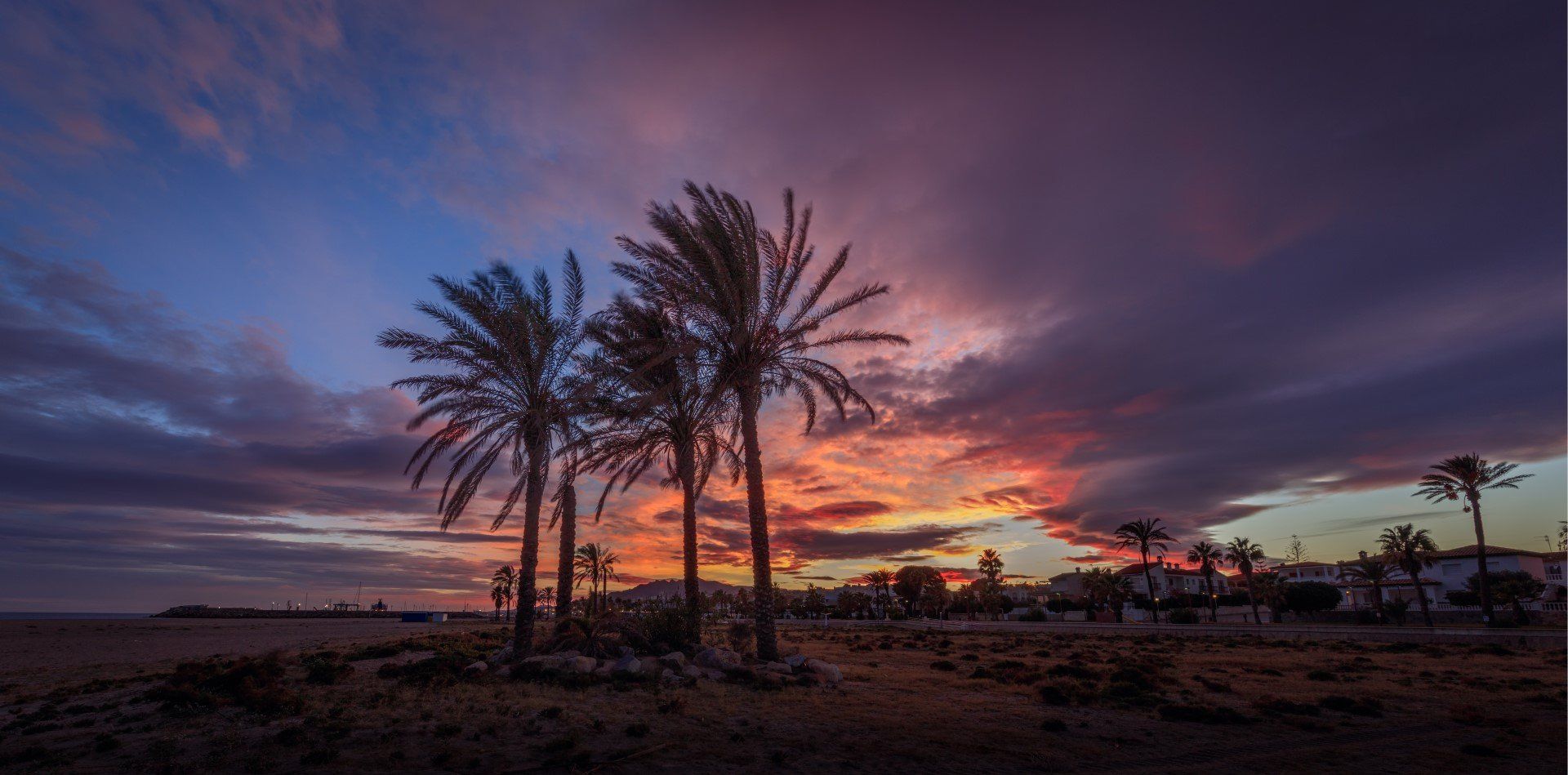 Vera Beach, known for its majestic sunsets and naturist crowds