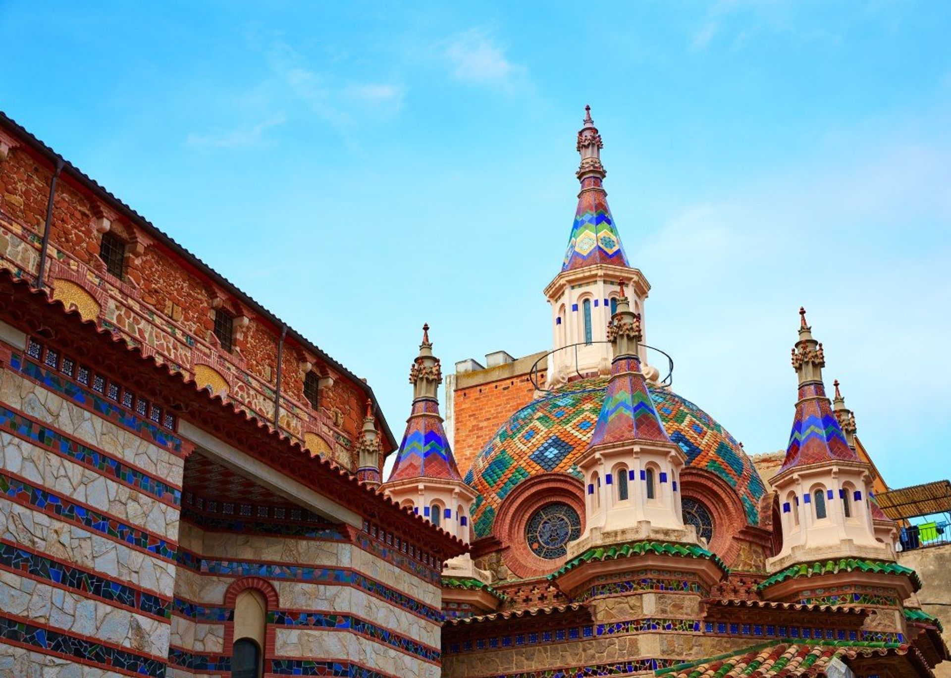  The Parish Church of Sant Romà is an architectural wonder with its colourful tiles and Renaissance-style interior 