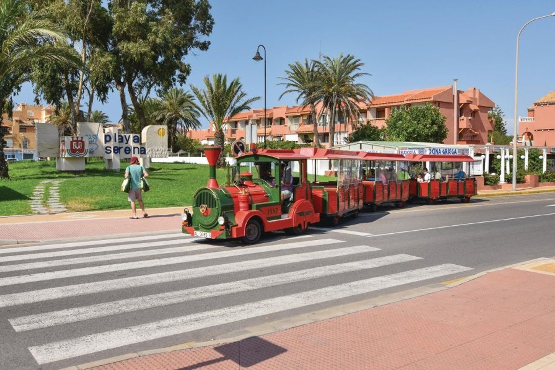 Take a mini-train tour around the resort and discover the main local hotspots