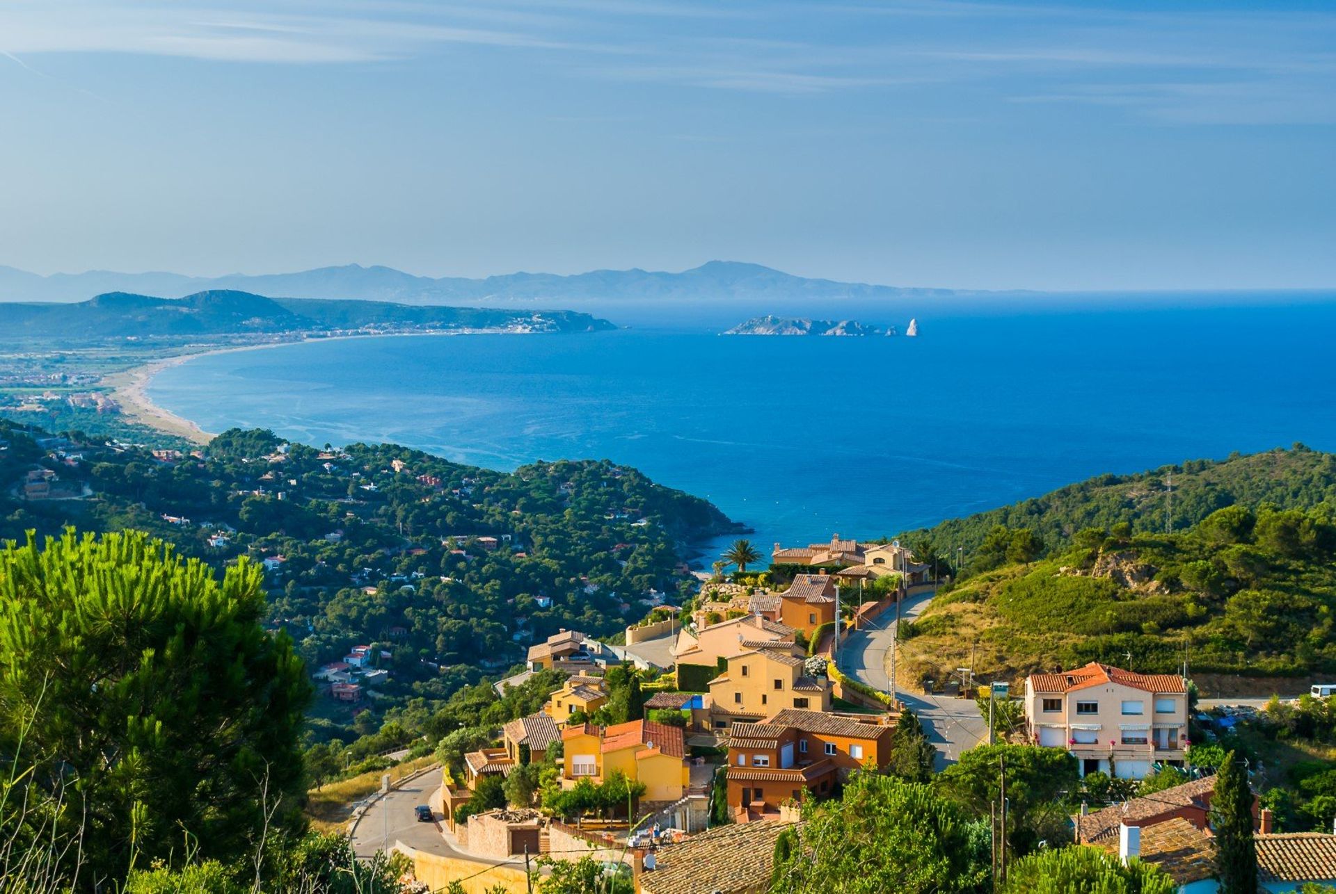 A coastal paradise! The stunning view from Begur Hill