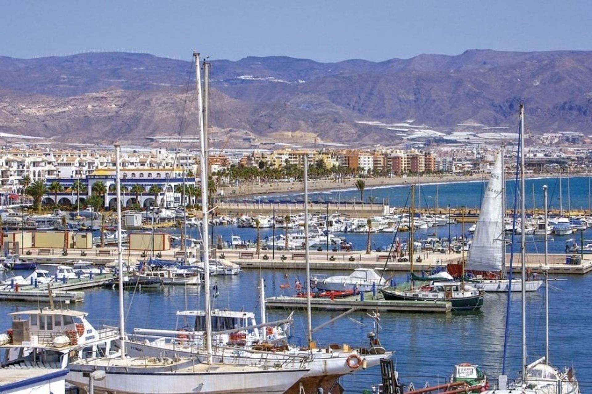 See the catch of the day being brought in at Roquetas de Mar's port