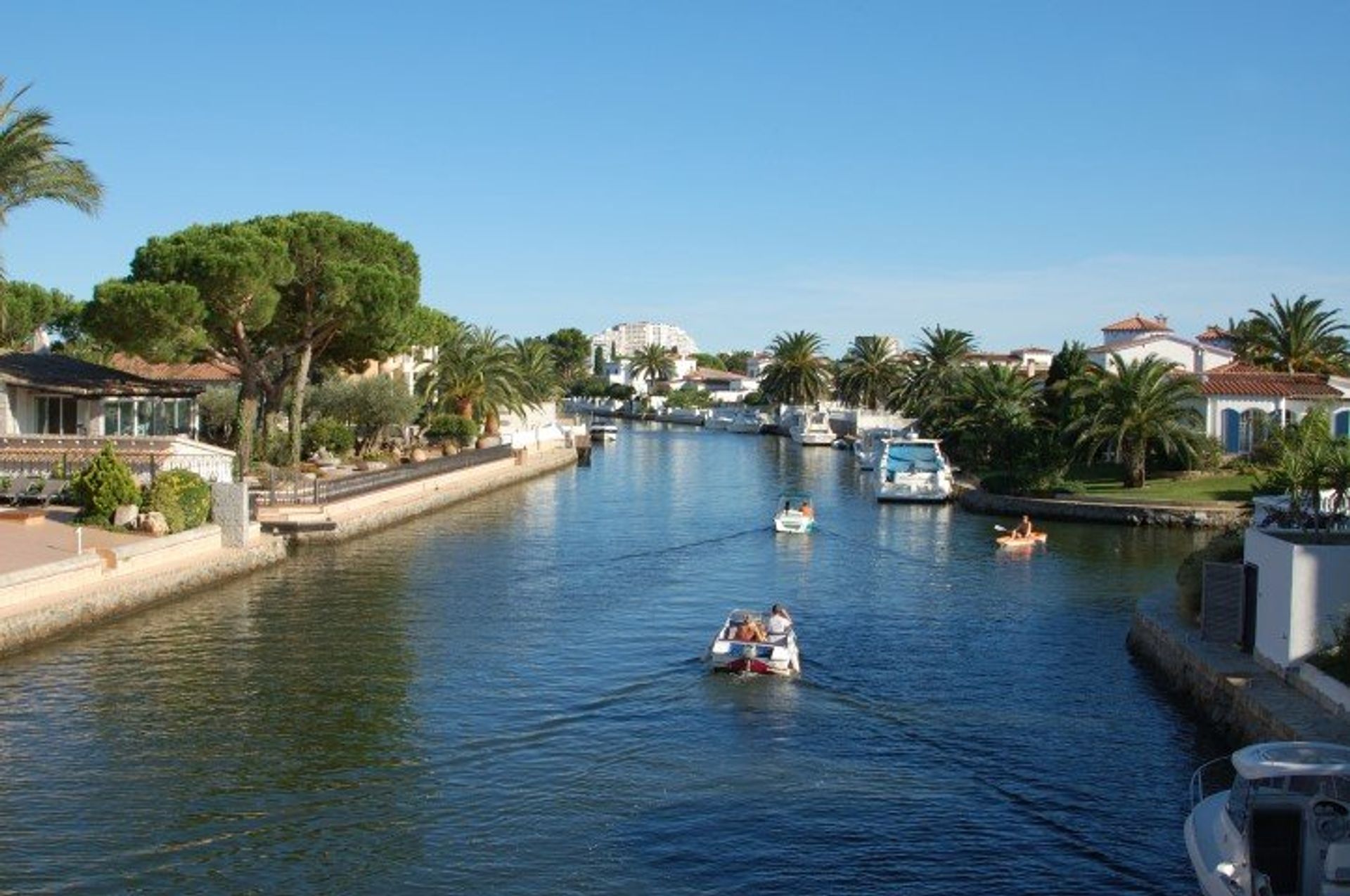 Explore the Venice of the Costa Brava with a boat tour, or hire a boat and discover Empuriabrava your way