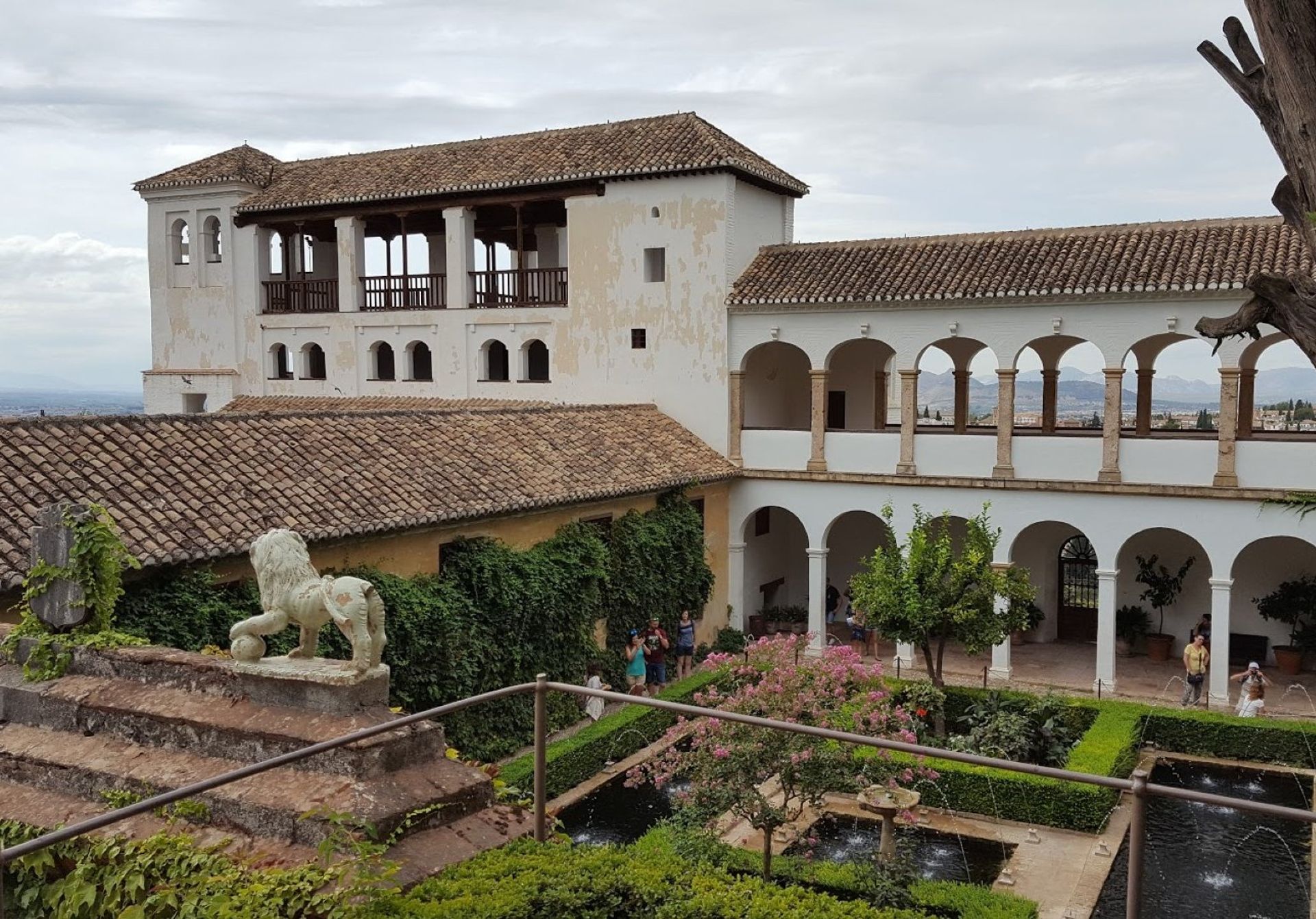 Centuries old Alhambra fortress in Granada is a 50 minute drive from the Costa Tropical