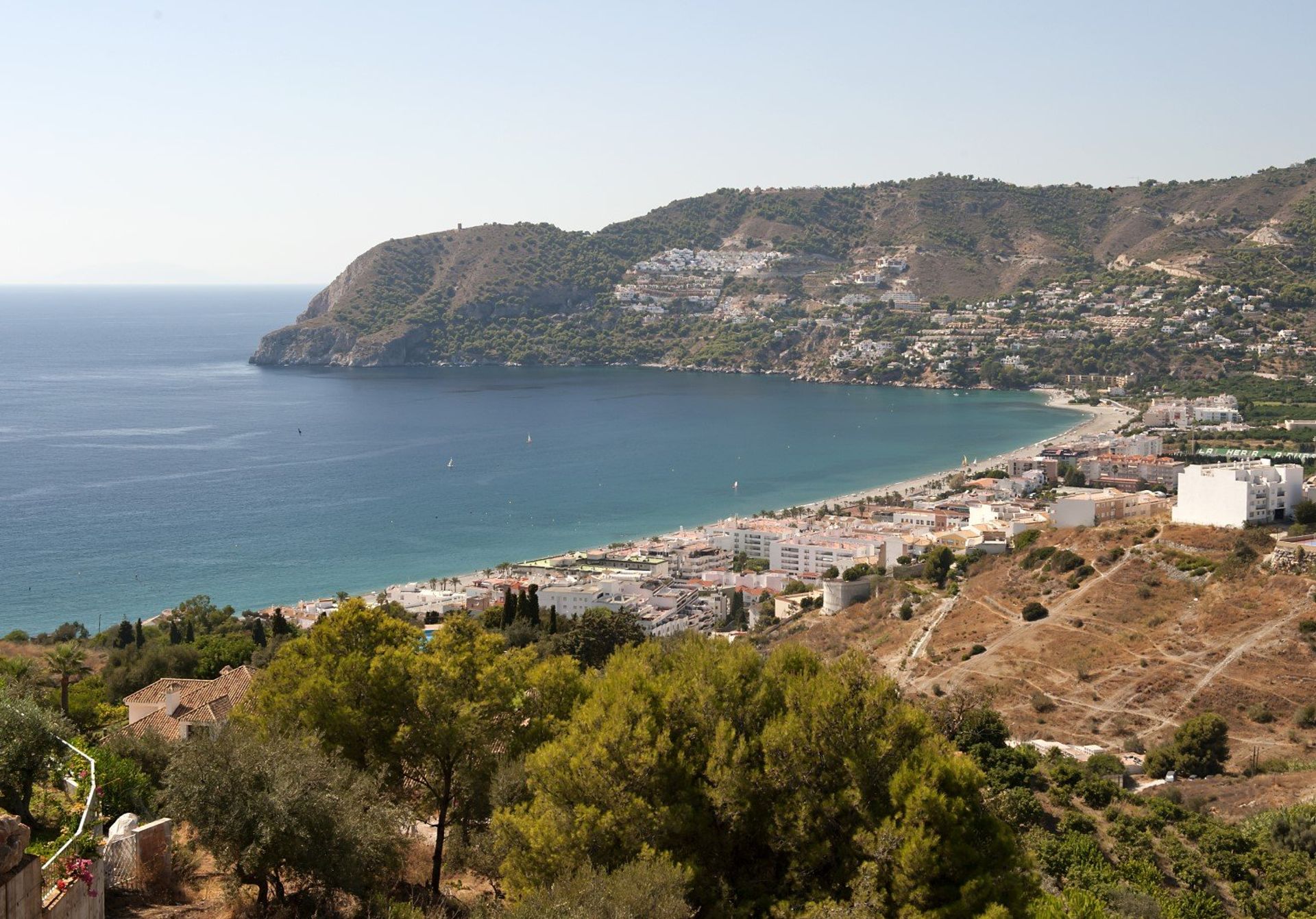 The town's bay is shaped like a horseshoe, hence the name 'La Herradura'