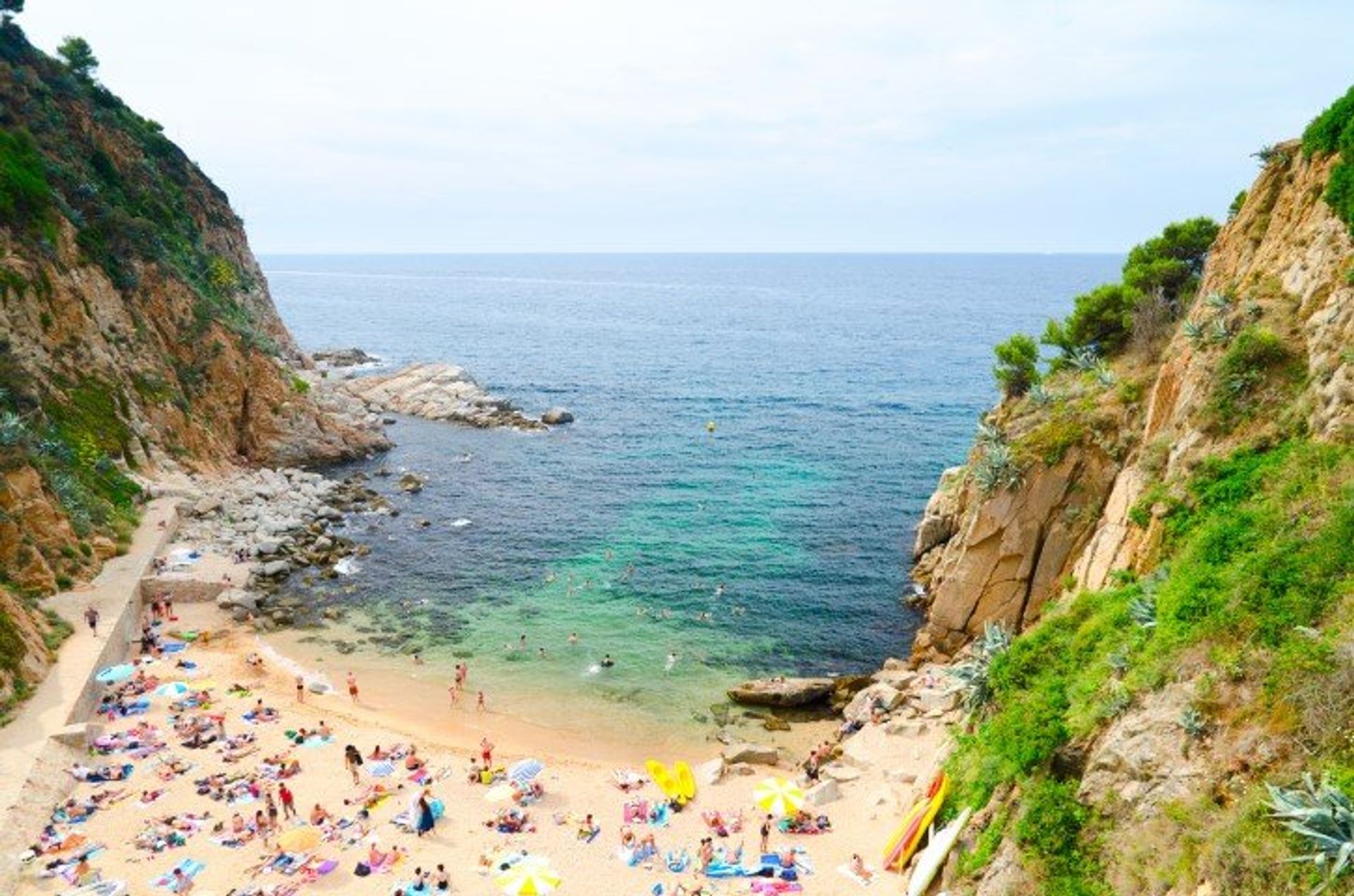 Es Codolar's sheltered cove is perfect for those seeking a more secluded spot