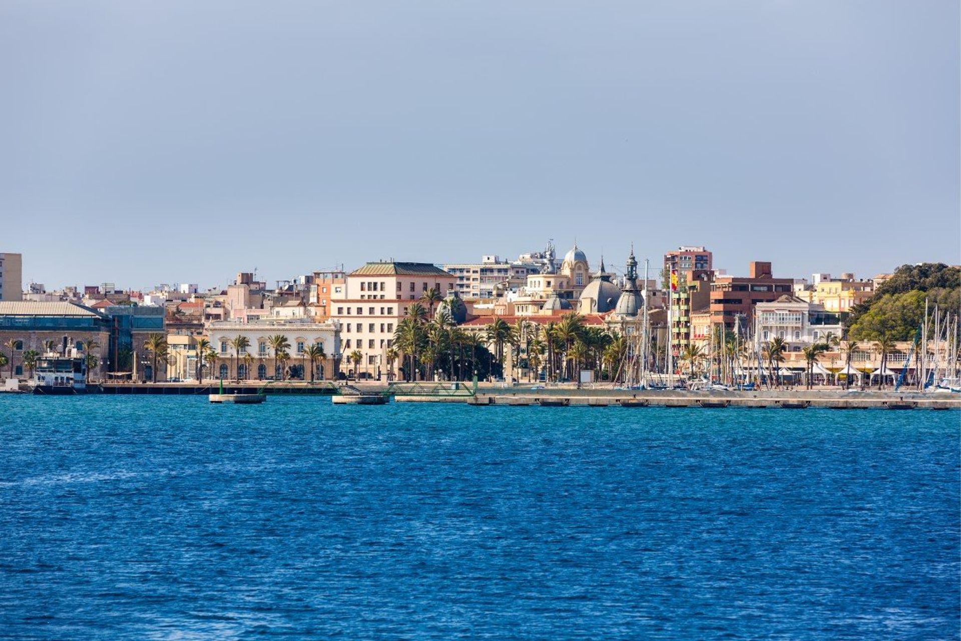 Costa Calida stretches along the towns of La Manga, Mar Menor, Cabo de Palos, Cartagena and San Javier