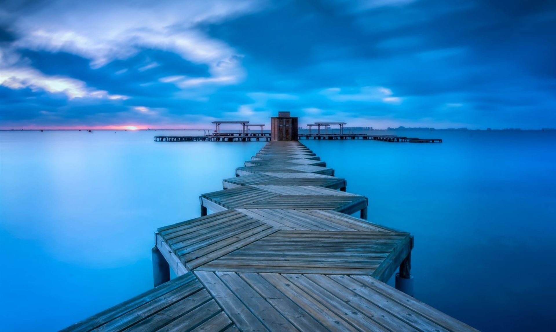 Sunrise at Santiago de la Ribera, on the Mar Menor