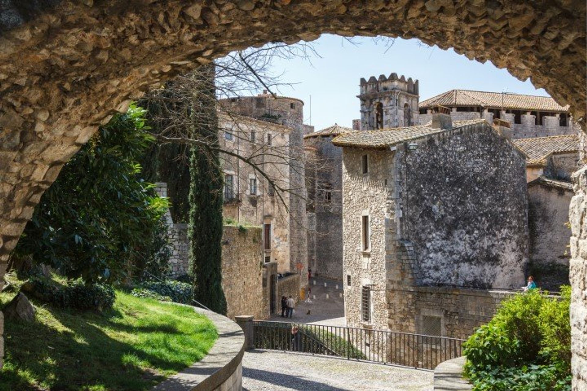 Take a trip back in time in Girona's old Jewish Quarter, a labyrinth of narrow streets dotted with Medieval architecture
