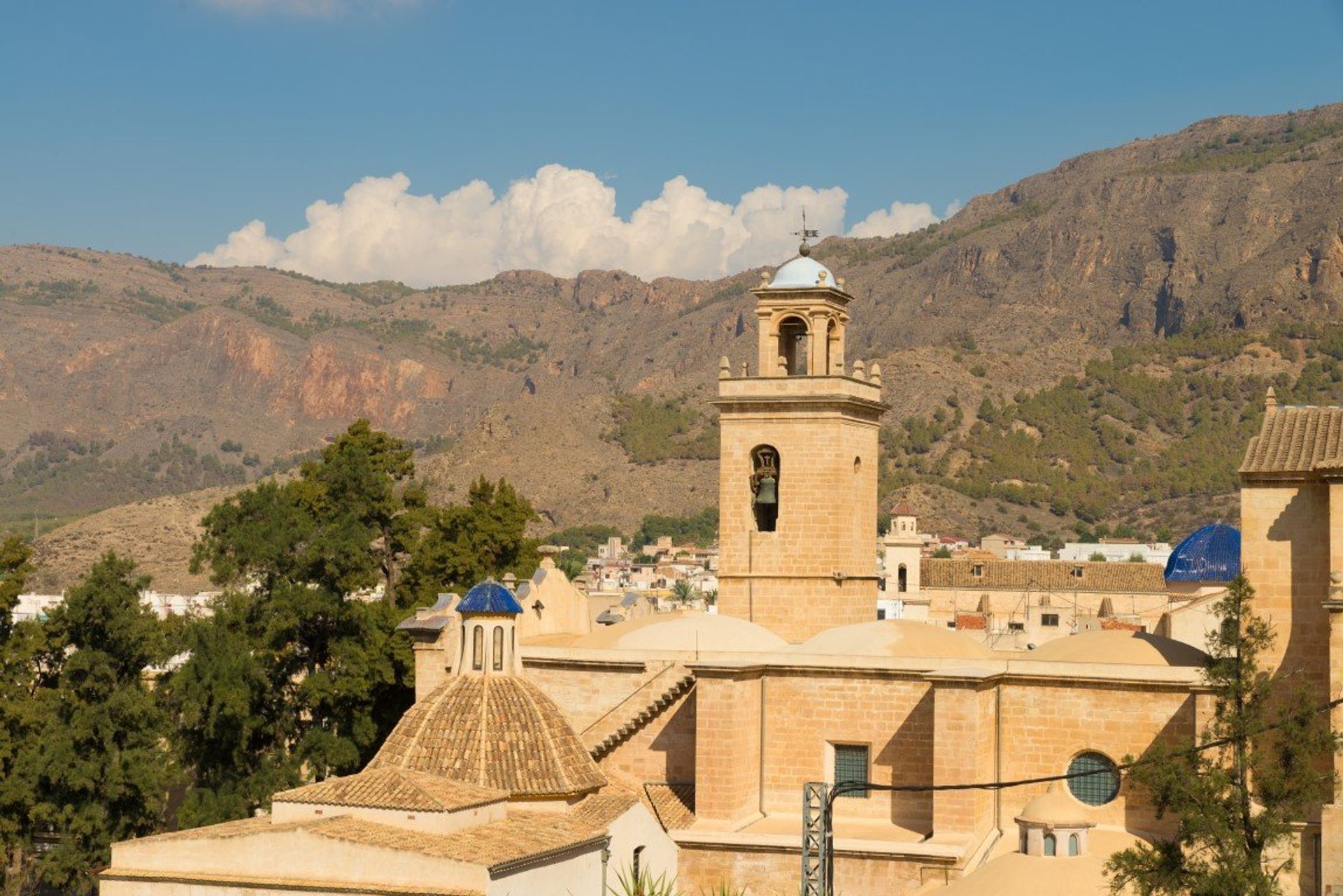 Orihuela's Roman Catholic cathedral overlooks its historic old quarter, a symbol of the region's medieval past