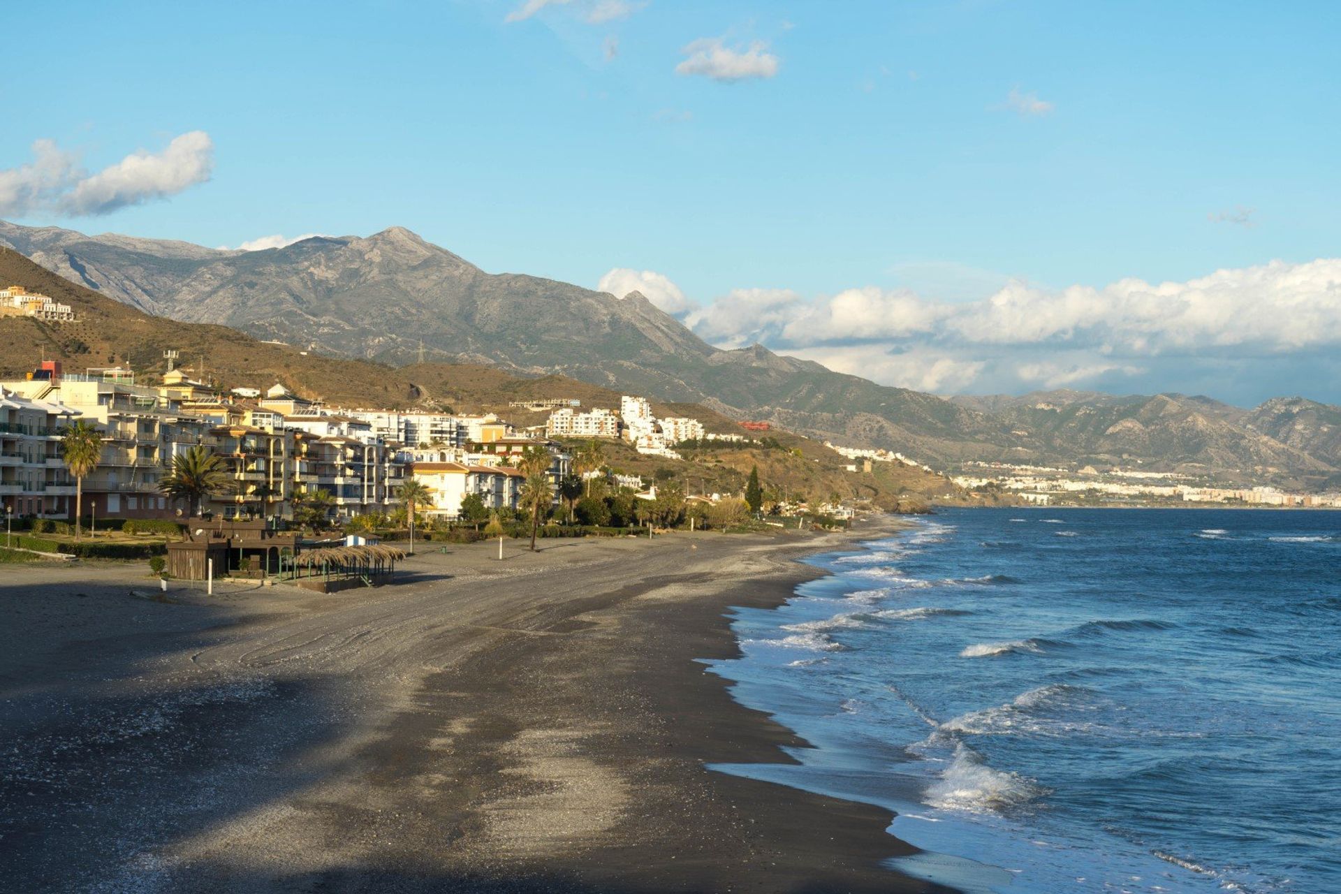 If you're after a quiet swim in crystal waters away from the main crowds, head to the local beach in Torrox Costa