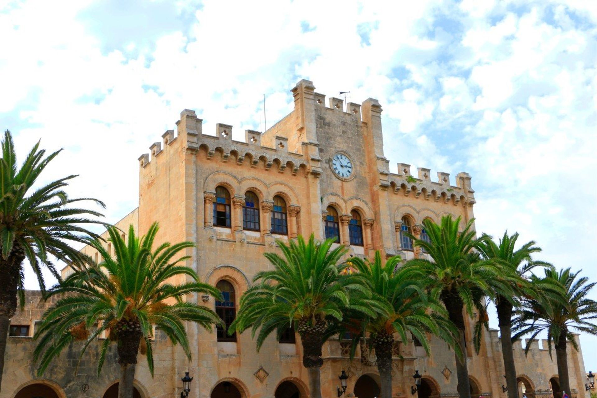 Cuitadella's town hall is a former royal palace of the Arab governor