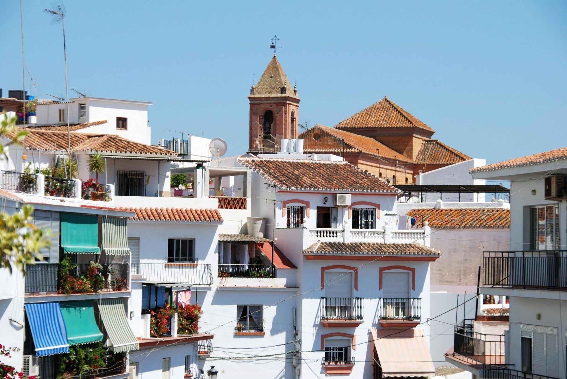 Admire the interesting architecture in Torrox's old town centre housing the 16th century Church of Our Lady of the Incarnation