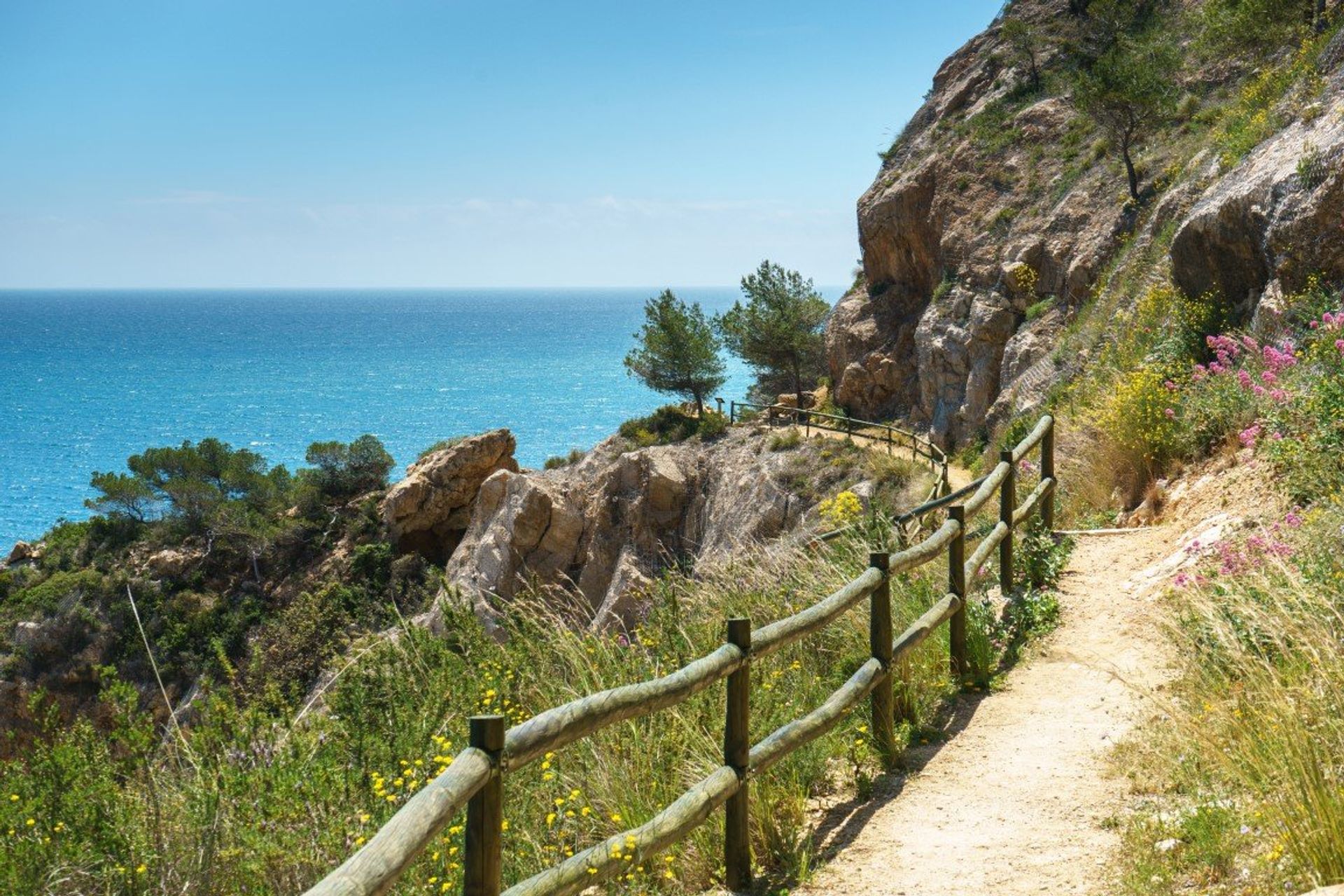 Benitachell's landscape is the perfect place for coastal walks, with plenty of routes leading to Denia and Calpe