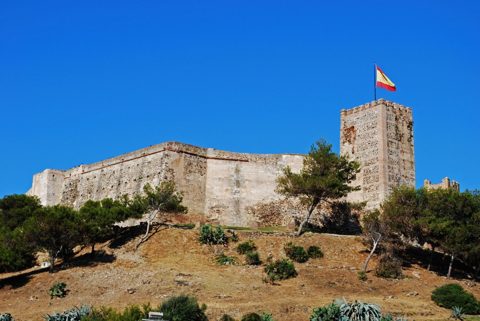 Enjoy panoramic views over the sun-drenched coast from the 11th century Sohail Castle, housing music concerts every summer