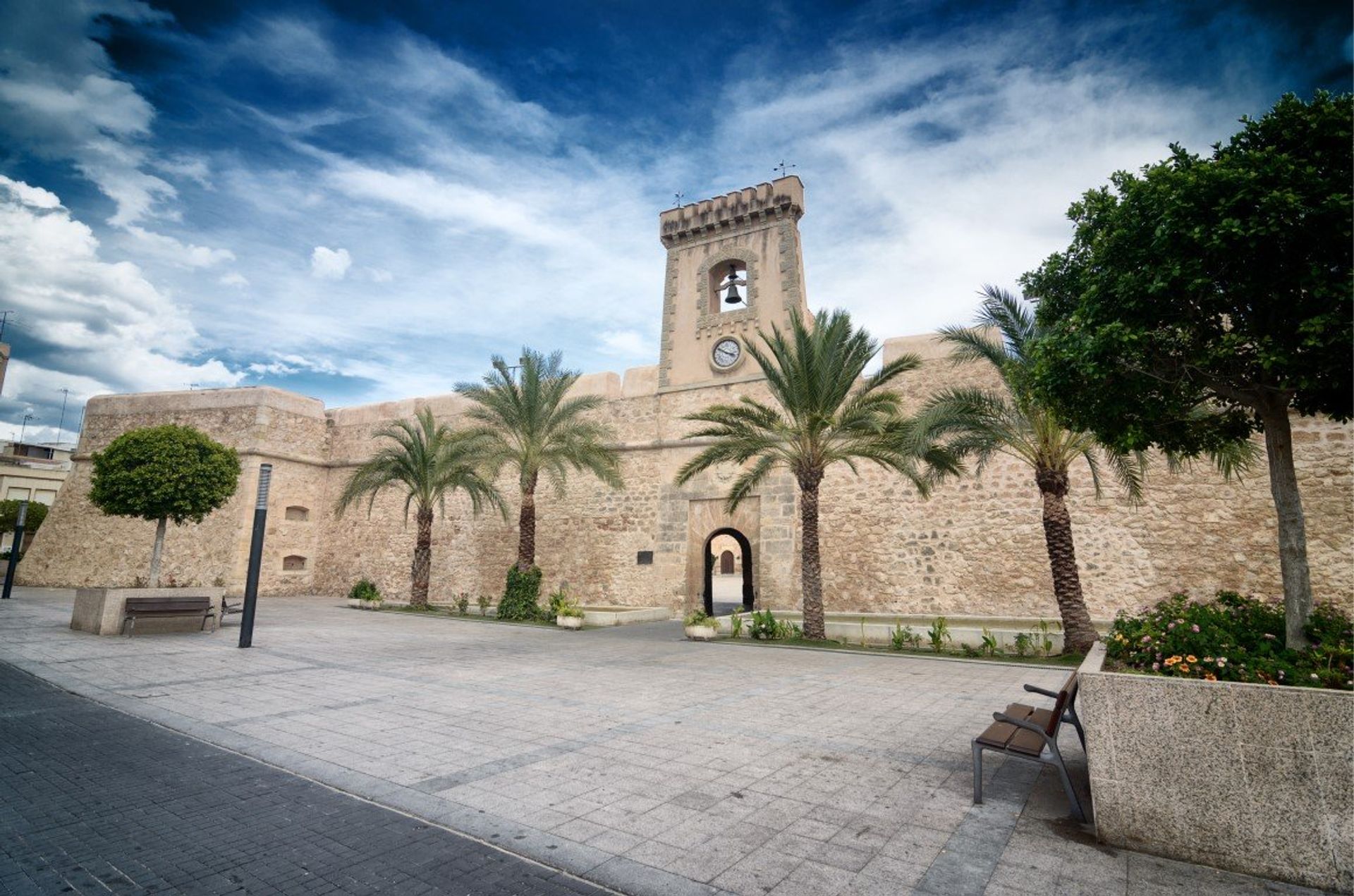 Altamira Castle in Elche is also a concert venue in the summer, just a 15 minute drive from Santa Pola