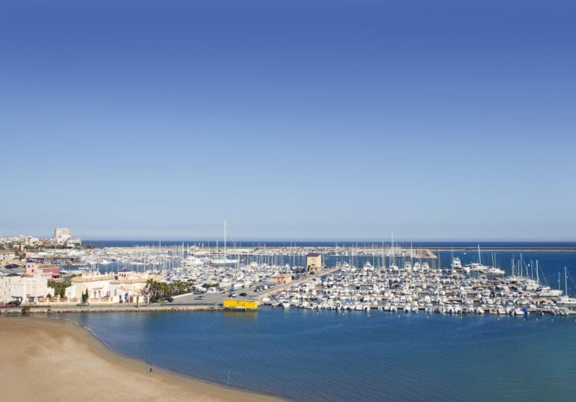 Marina Salinas is home to a number of super yachts, with bars and restaurants, a sailing school and boat store