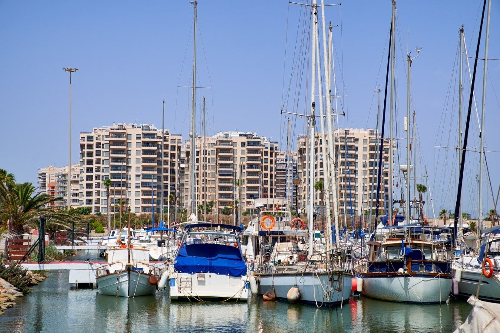 Take a stroll from the sand dunes to the seaport of Marina les Dunas and watch the world go by