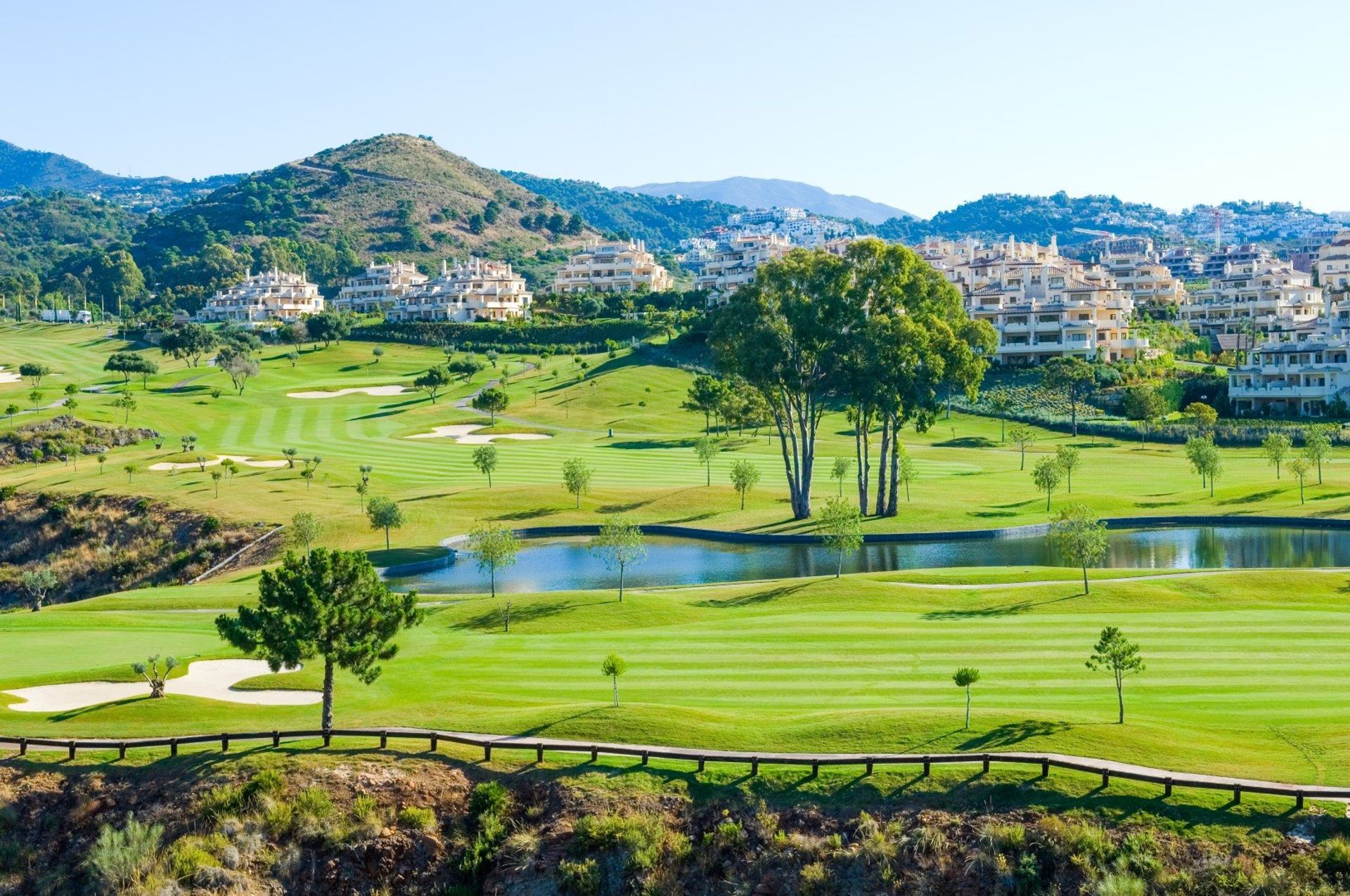Practice your swing at one of the many golf courses scattered around Benahavis' vast landscape