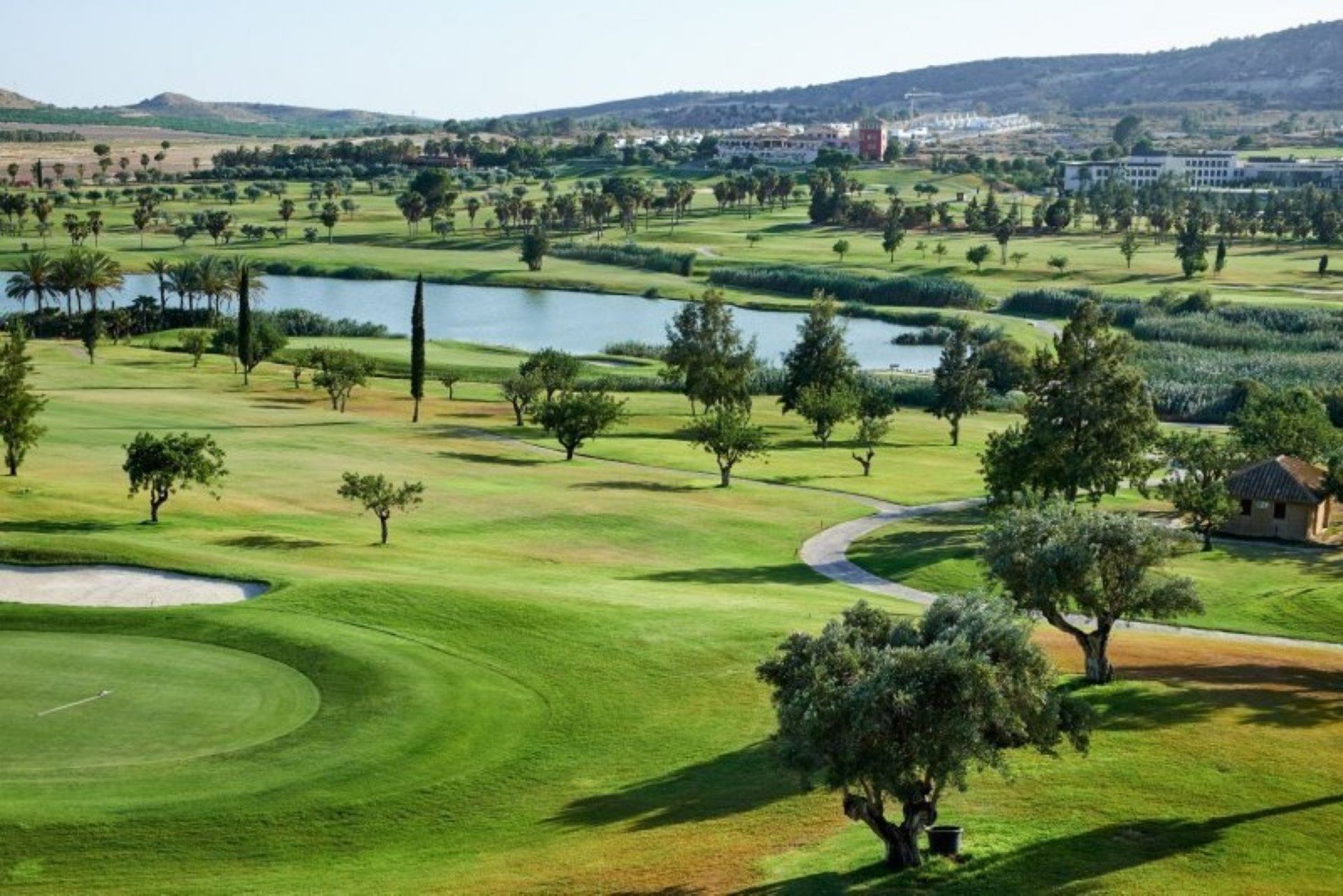 Practice your swing at one of the many superb golf courses that can be found in the surrounding region
